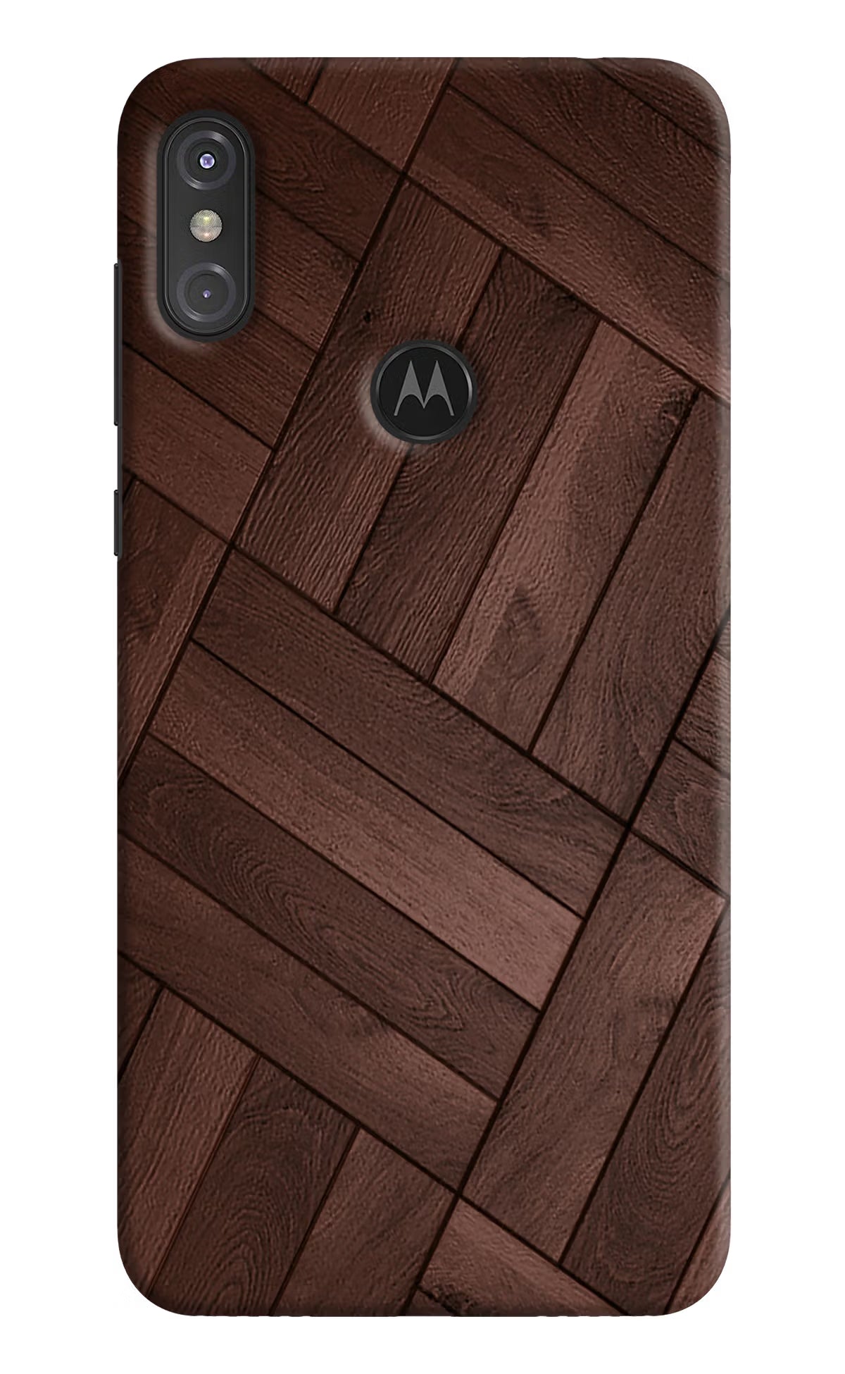 Wooden Texture Design Moto One Power Back Cover - Wooden Texture Design Moto One Power Hard Case Back Cover by Casekaro Wooden Texture Design Moto One Power Hard Case Back Cover by Casekaro