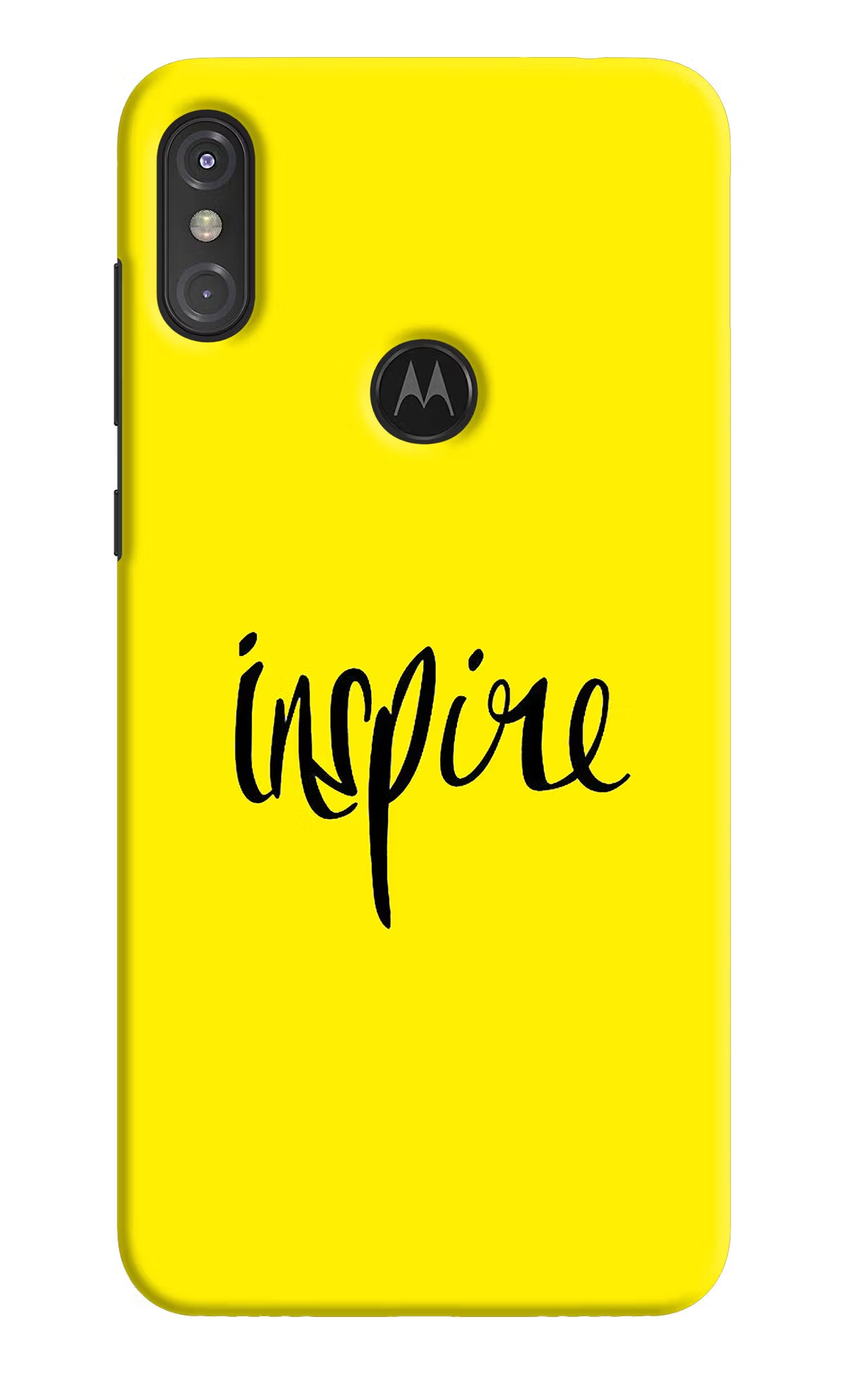Inspire Moto One Power Back Cover - Inspire Moto One Power Hard Case Back Cover by Casekaro Inspire Moto One Power Hard Case Back Cover by Casekaro