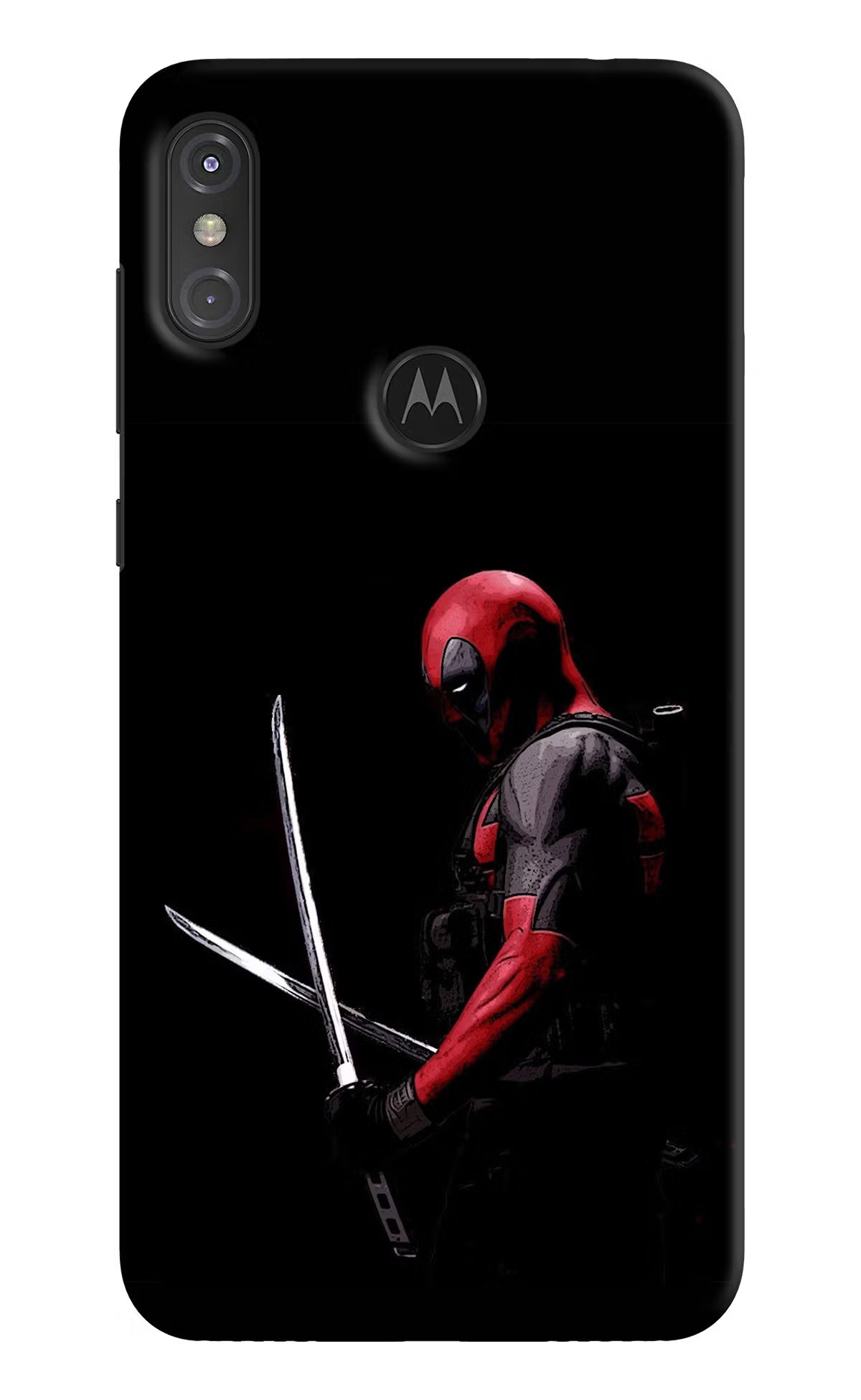 Deadpool Moto One Power Back Cover - Deadpool Moto One Power Hard Case Back Cover by Casekaro Deadpool Moto One Power Hard Case Back Cover by Casekaro