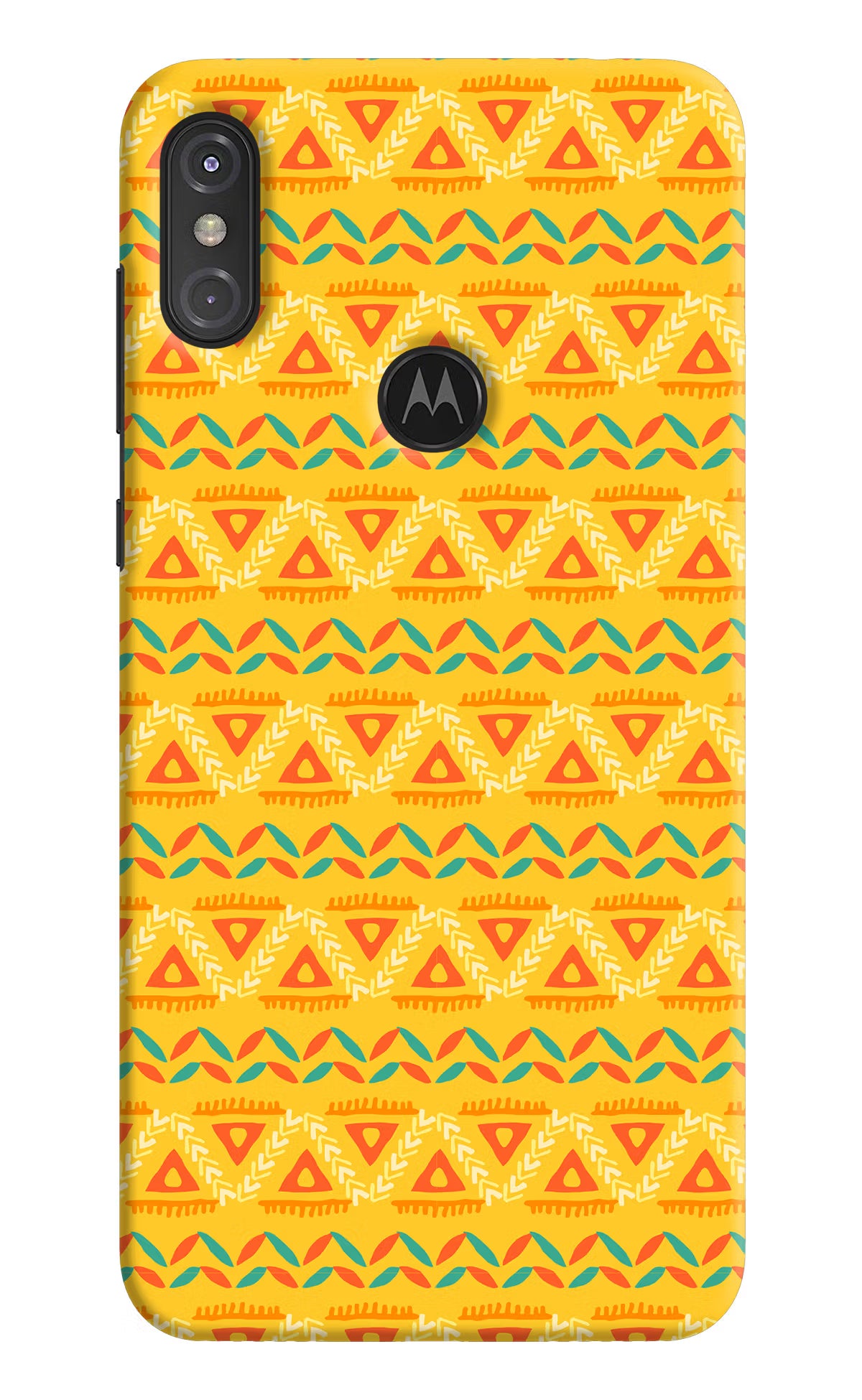 Tribal Pattern Moto One Power Back Cover - Tribal Pattern Moto One Power Hard Case Back Cover by Casekaro Tribal Pattern Moto One Power Hard Case Back Cover by Casekaro