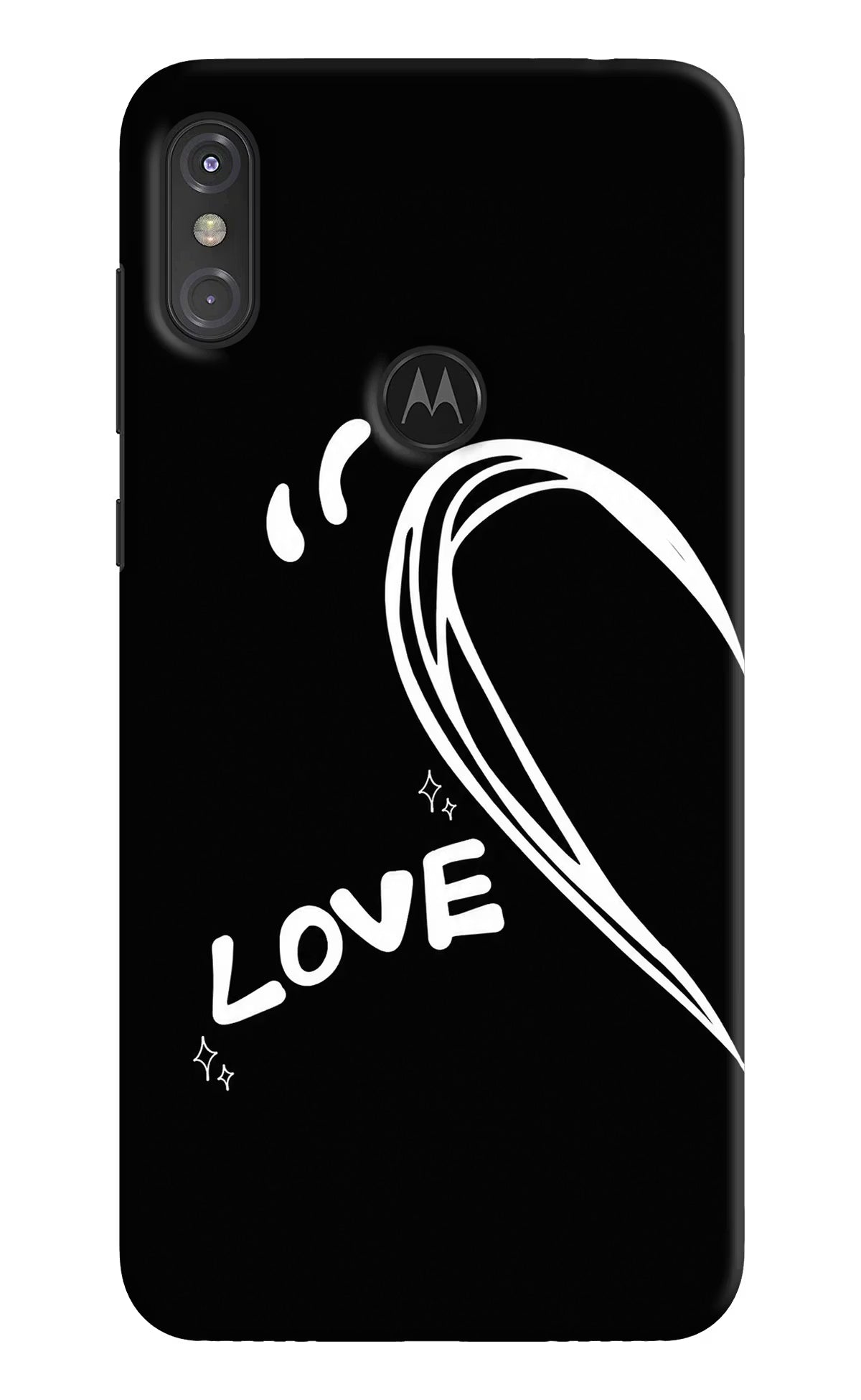Love Line Moto One Power Back Cover - Love Line Moto One Power Back Cover Love Line Moto One Power Back Cover