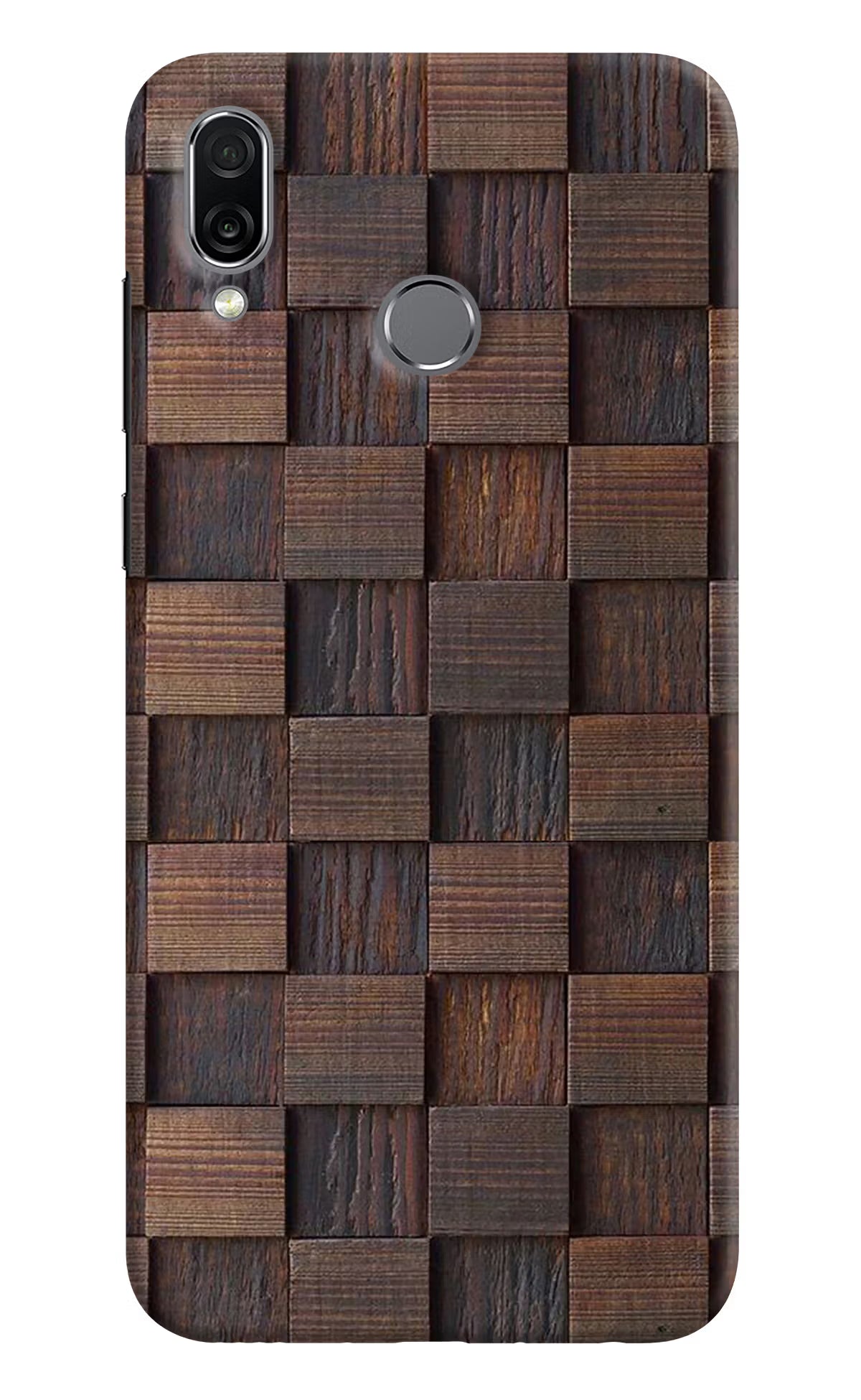 Wooden Cube Design Honor Play Back Cover - Wooden Cube Design Honor Play Hard Case Back Cover by Casekaro Wooden Cube Design Honor Play Hard Case Back Cover by Casekaro