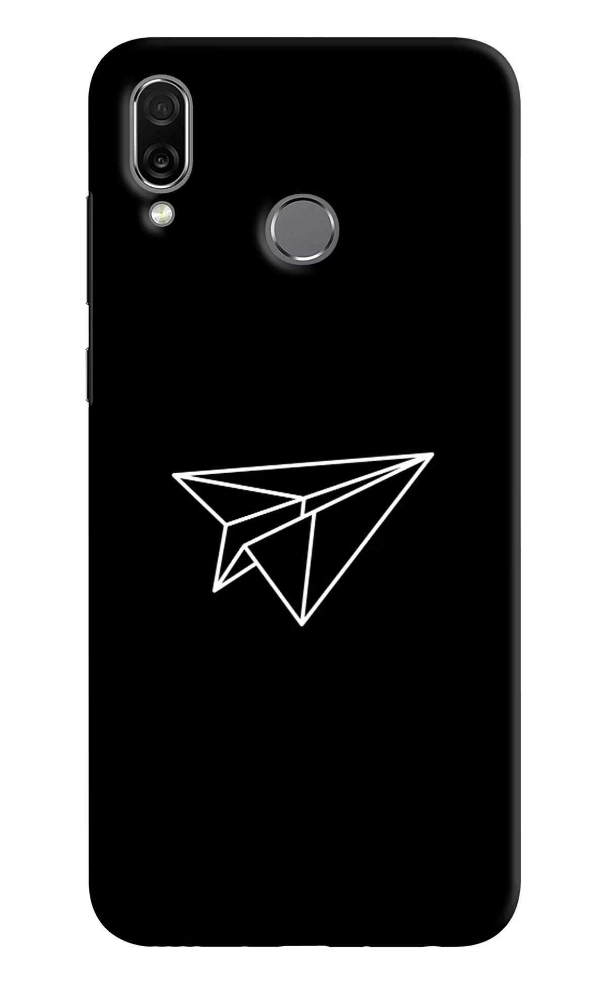 Paper Plane White Honor Play Back Cover - Paper Plane White Honor Play Hard Case Back Cover by Casekaro Paper Plane White Honor Play Hard Case Back Cover by Casekaro