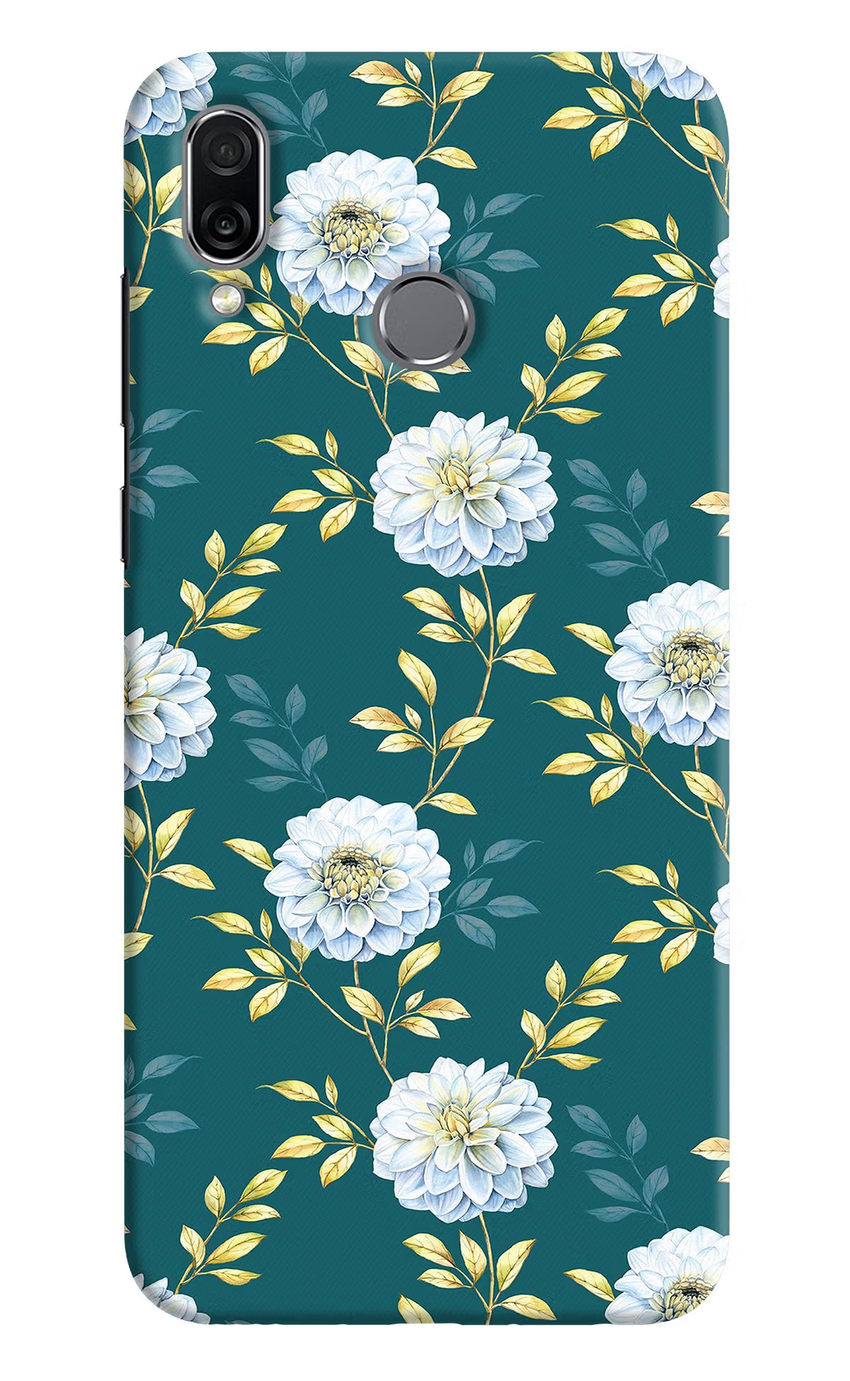 Flowers Honor Play Back Cover - Flowers Honor Play Hard Case Back Cover by Casekaro Flowers Honor Play Hard Case Back Cover by Casekaro