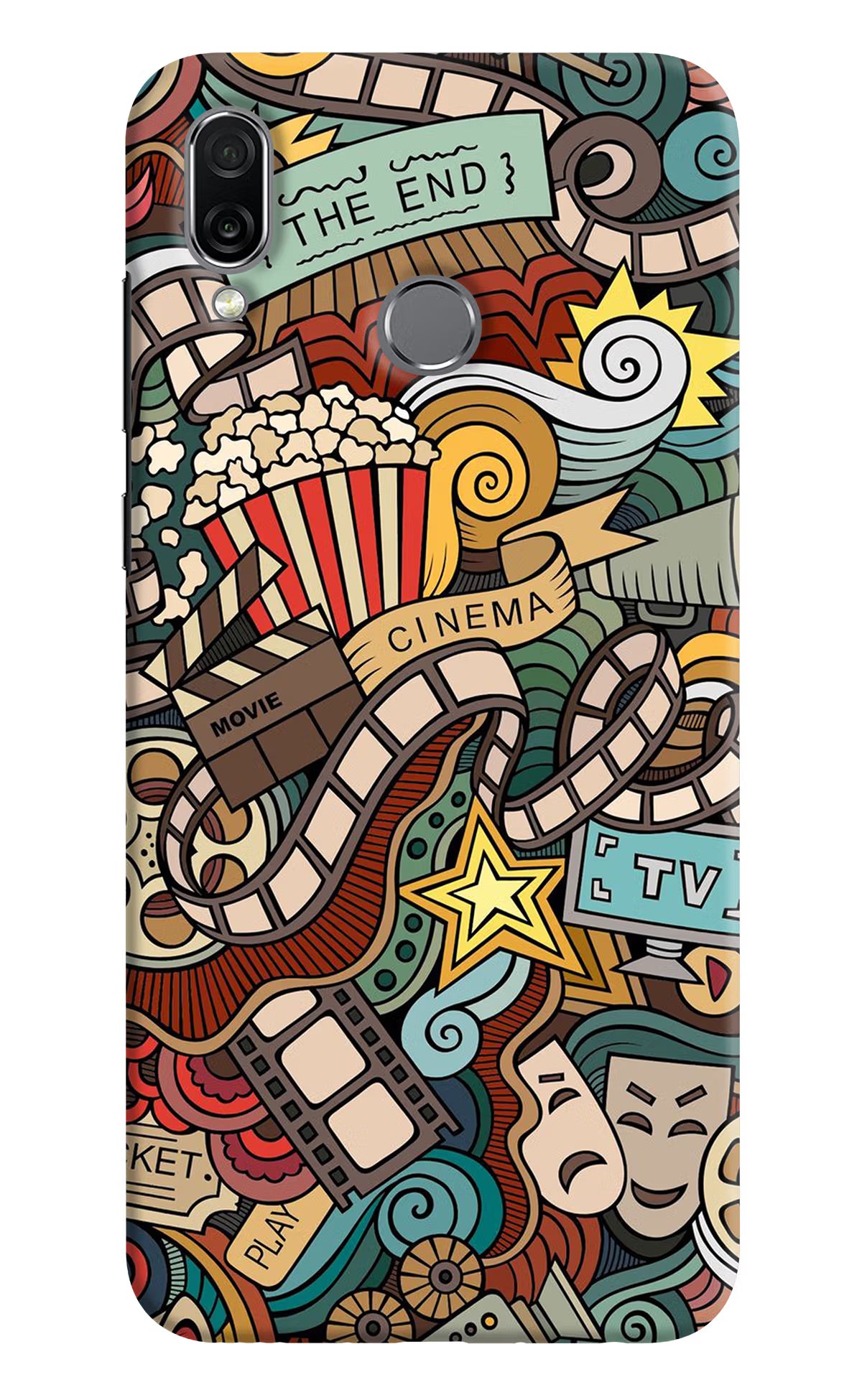 Cinema Abstract Honor Play Back Cover - Cinema Abstract Honor Play Hard Case Back Cover by Casekaro Cinema Abstract Honor Play Hard Case Back Cover by Casekaro