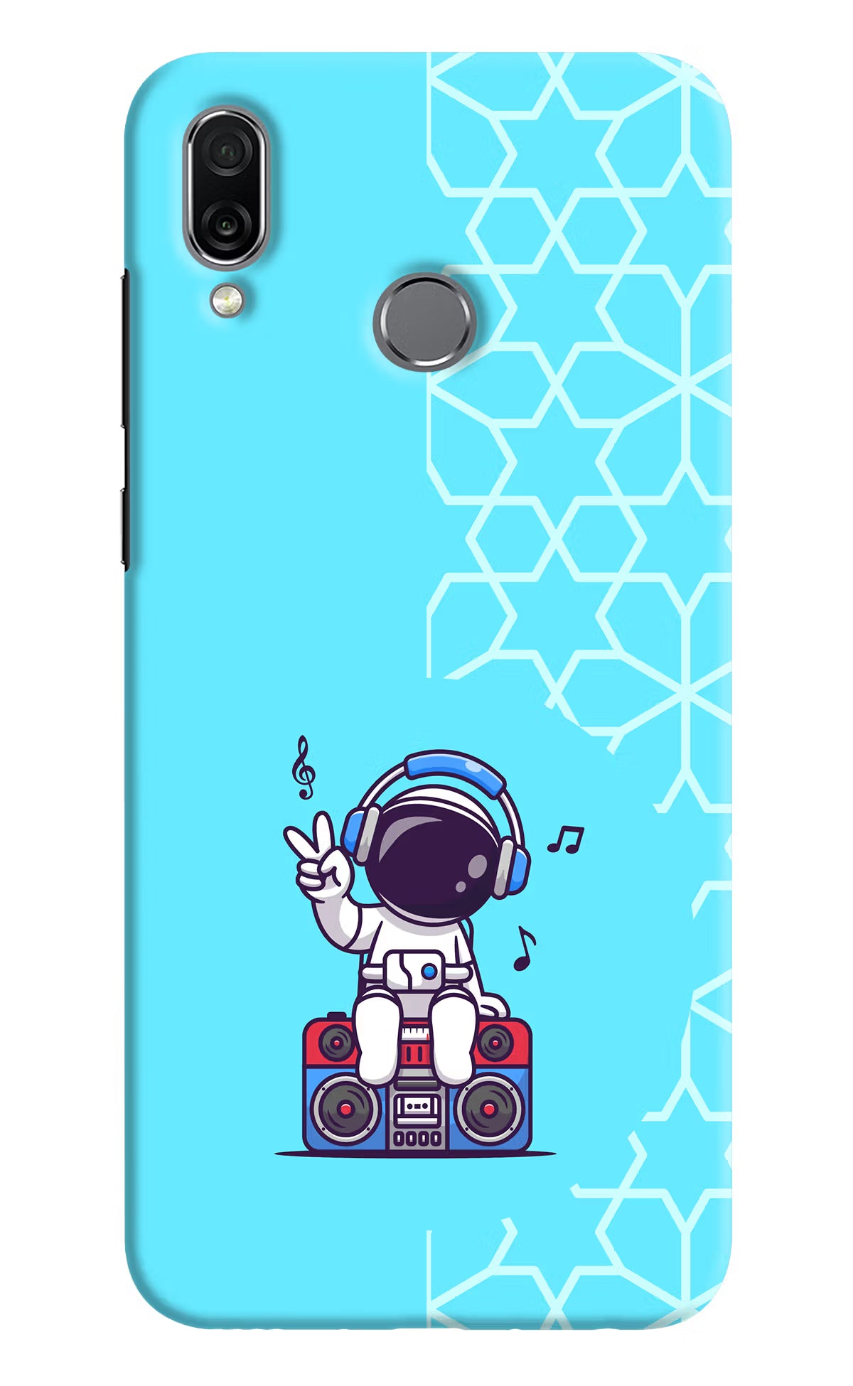 Cute Astronaut Chilling Honor Play Back Cover - Cute Astronaut Chilling Honor Play Hard Case Back Cover by Casekaro Cute Astronaut Chilling Honor Play Hard Case Back Cover by Casekaro