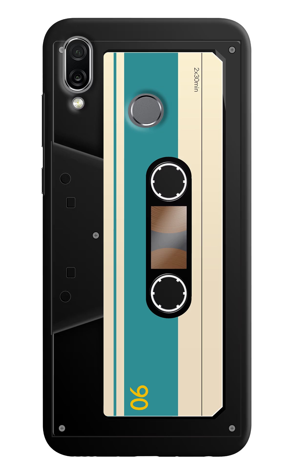 Cassette Honor Play Back Cover - Cassette Honor Play Hard Case Back Cover by Casekaro Cassette Honor Play Hard Case Back Cover by Casekaro