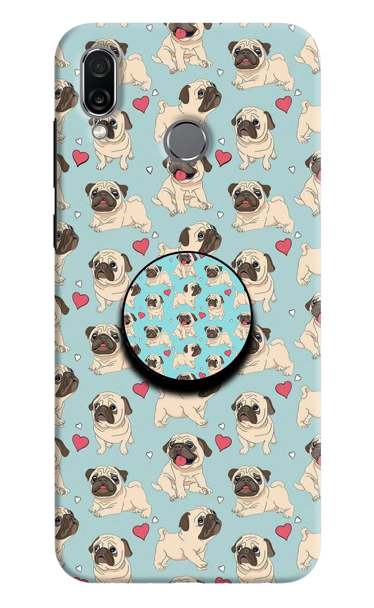 Pug Dog Honor Play Pop Case - Pug Dog Honor Play Pop Case by Casekaro Pug Dog Honor Play Pop Case by Casekaro