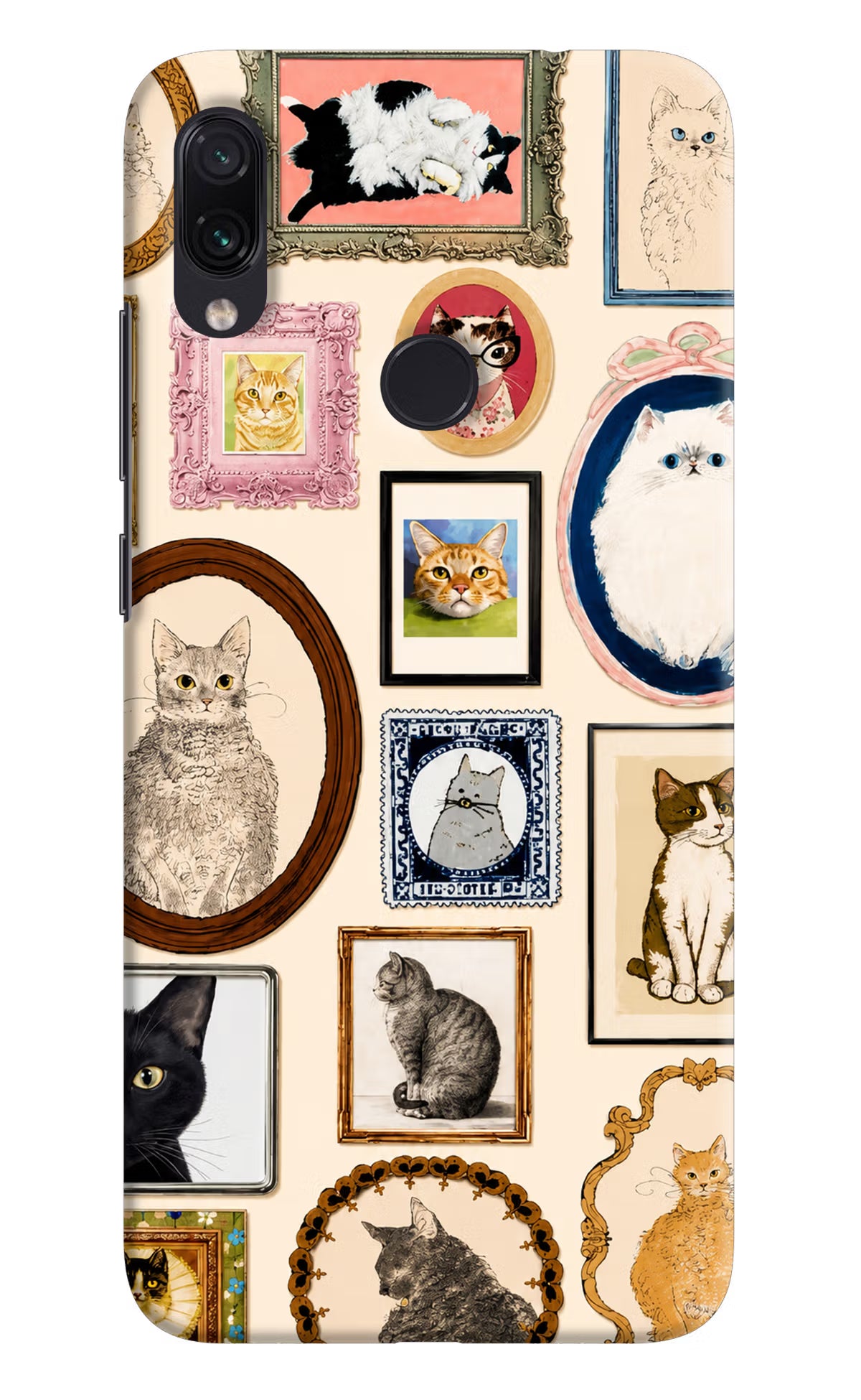 Mirror Cats Redmi Note 7/7S/7 Pro Back Cover - Mirror Cats Redmi Note 7/7S/7 Pro Back Cover Mirror Cats Redmi Note 7/7S/7 Pro Back Cover