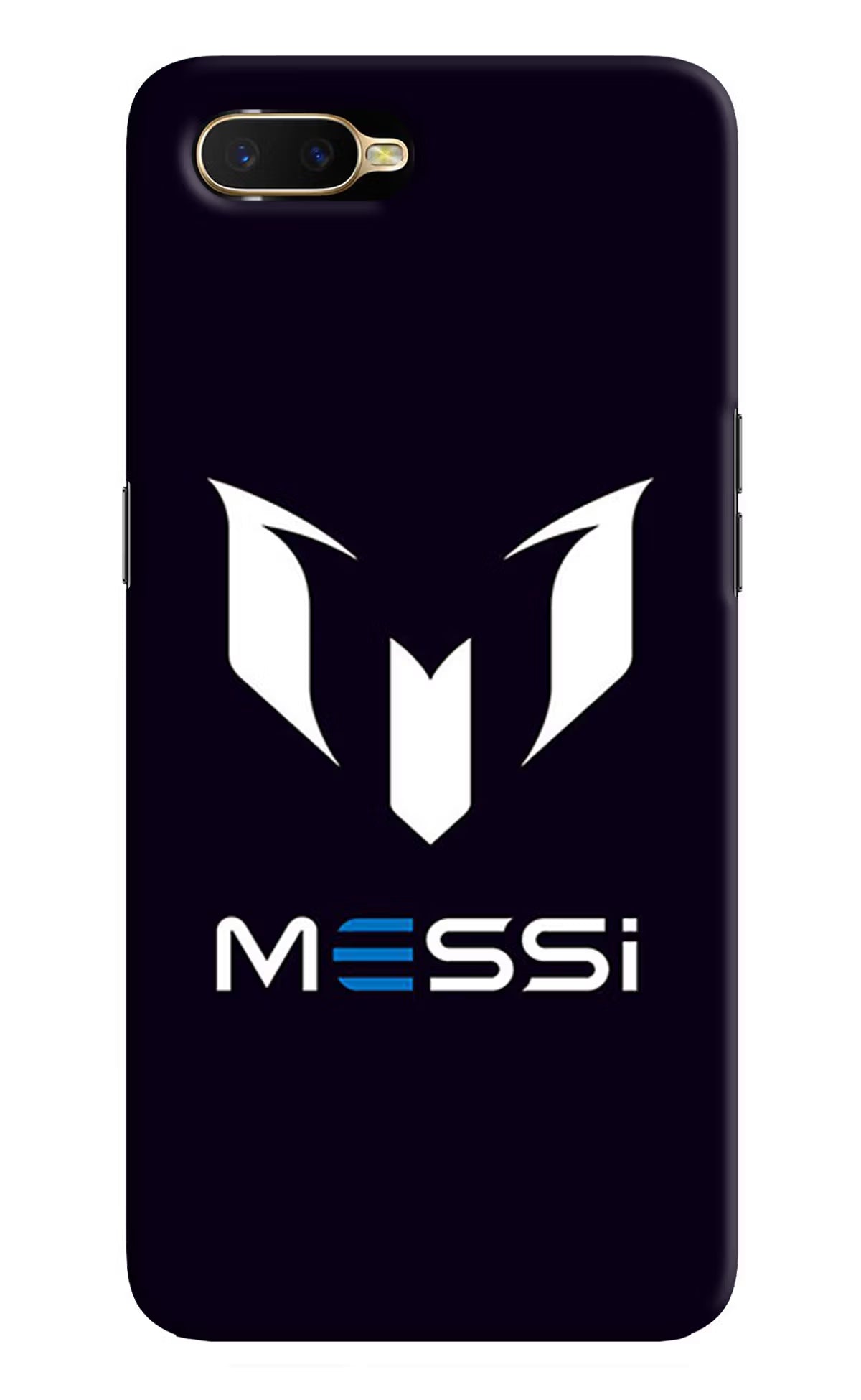 Messi Logo Oppo K1 Back Cover - Messi Logo Oppo K1 Hard Case Back Cover by Casekaro Messi Logo Oppo K1 Hard Case Back Cover by Casekaro