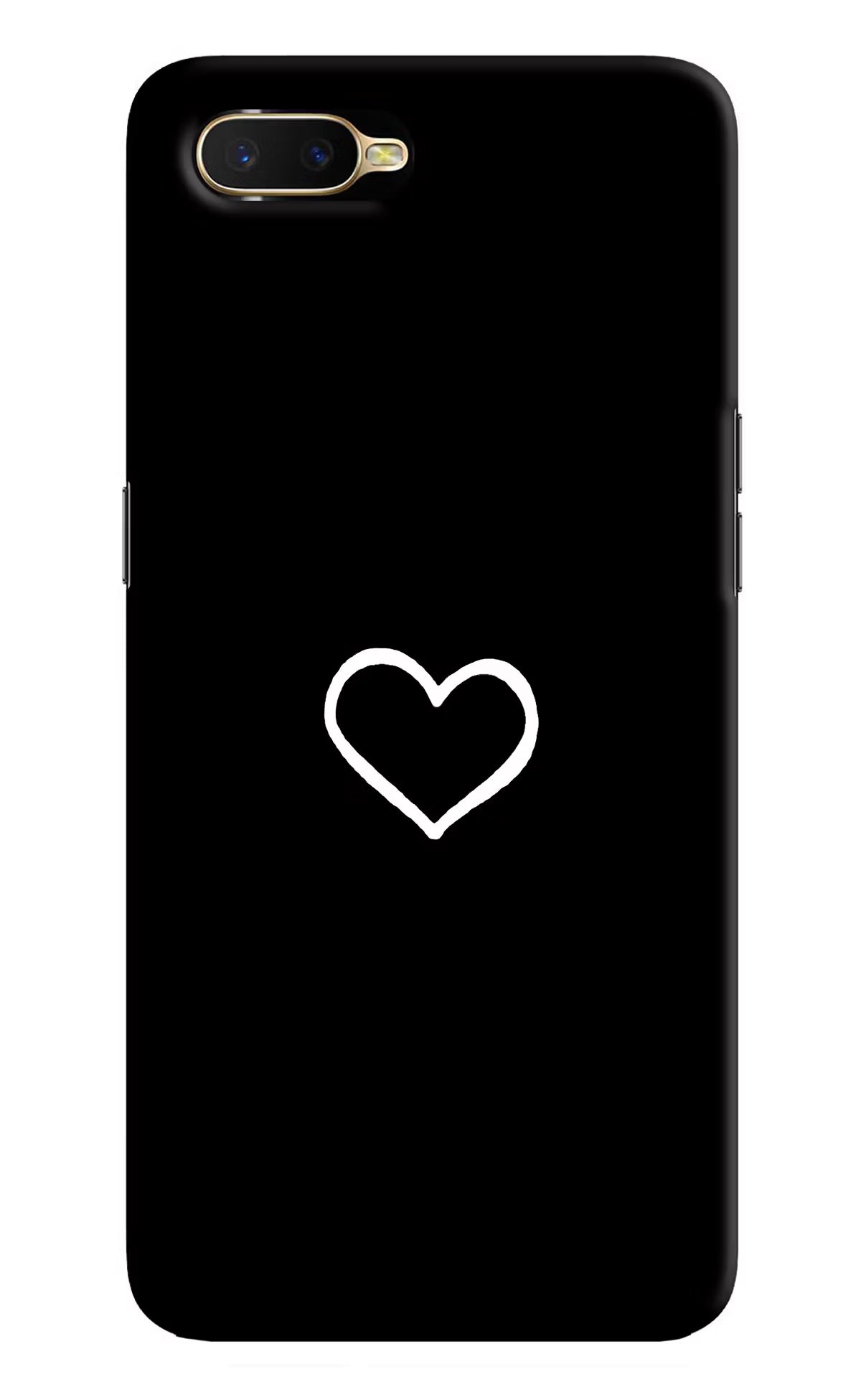 Heart Oppo K1 Back Cover - Heart Oppo K1 Hard Case Back Cover by Casekaro Heart Oppo K1 Hard Case Back Cover by Casekaro