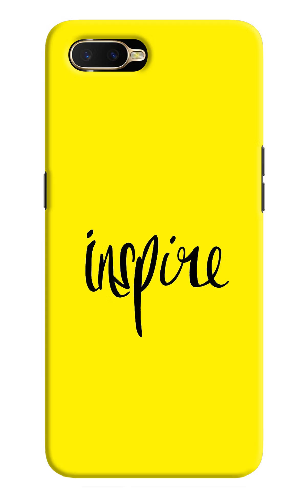 Inspire Oppo K1 Back Cover - Inspire Oppo K1 Hard Case Back Cover by Casekaro Inspire Oppo K1 Hard Case Back Cover by Casekaro