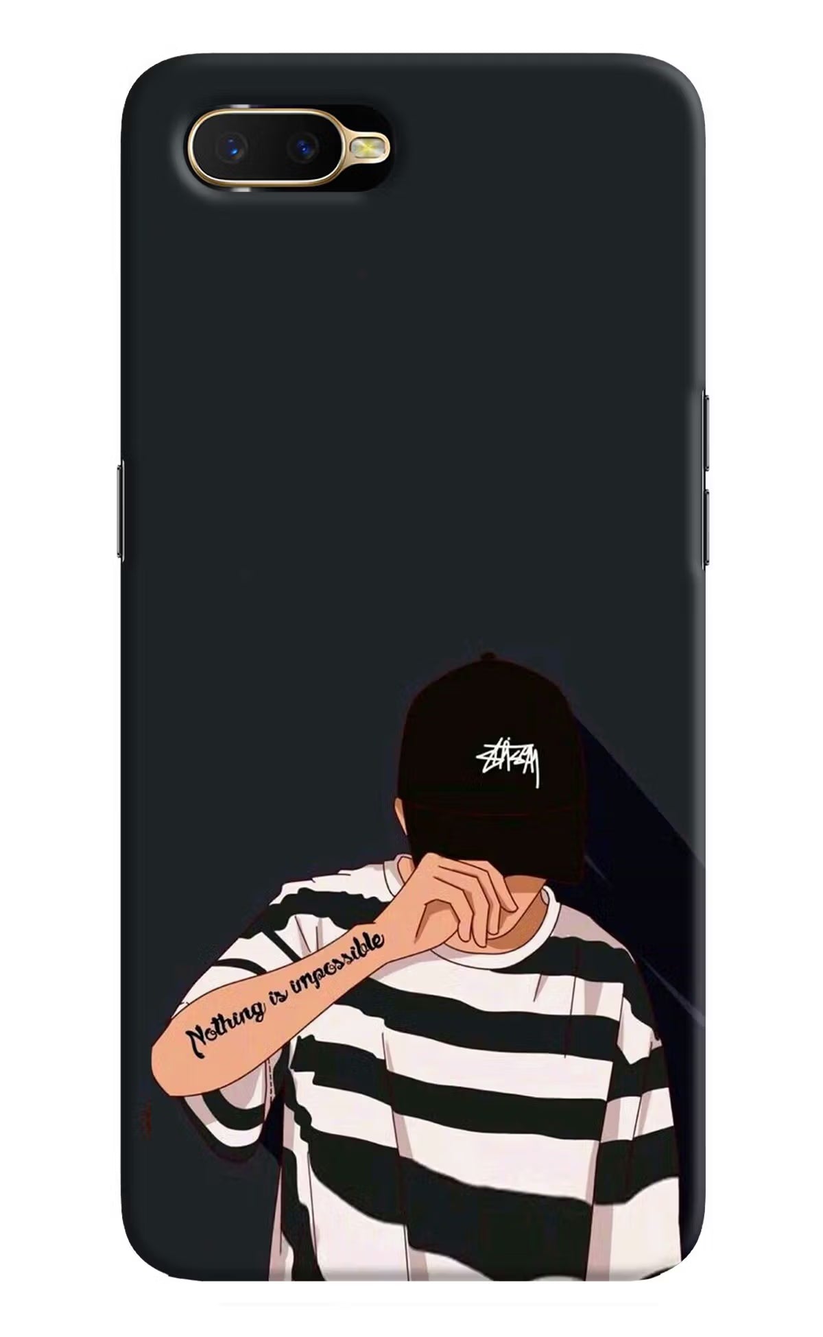 Aesthetic Boy Oppo K1 Back Cover - Aesthetic Boy Oppo K1 Hard Case Back Cover by Casekaro Aesthetic Boy Oppo K1 Hard Case Back Cover by Casekaro