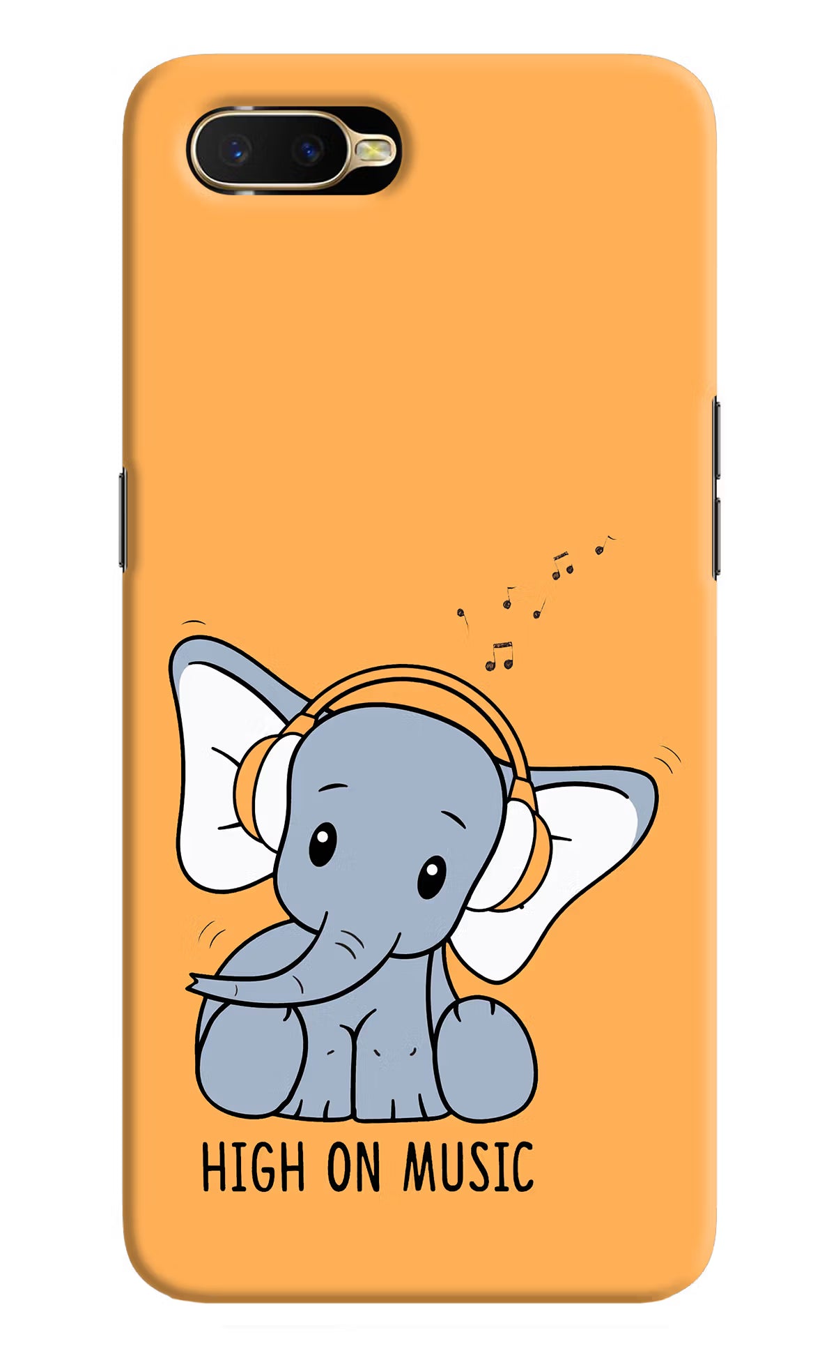 High On Music Oppo K1 Back Cover - High On Music Oppo K1 Hard Case Back Cover by Casekaro High On Music Oppo K1 Hard Case Back Cover by Casekaro