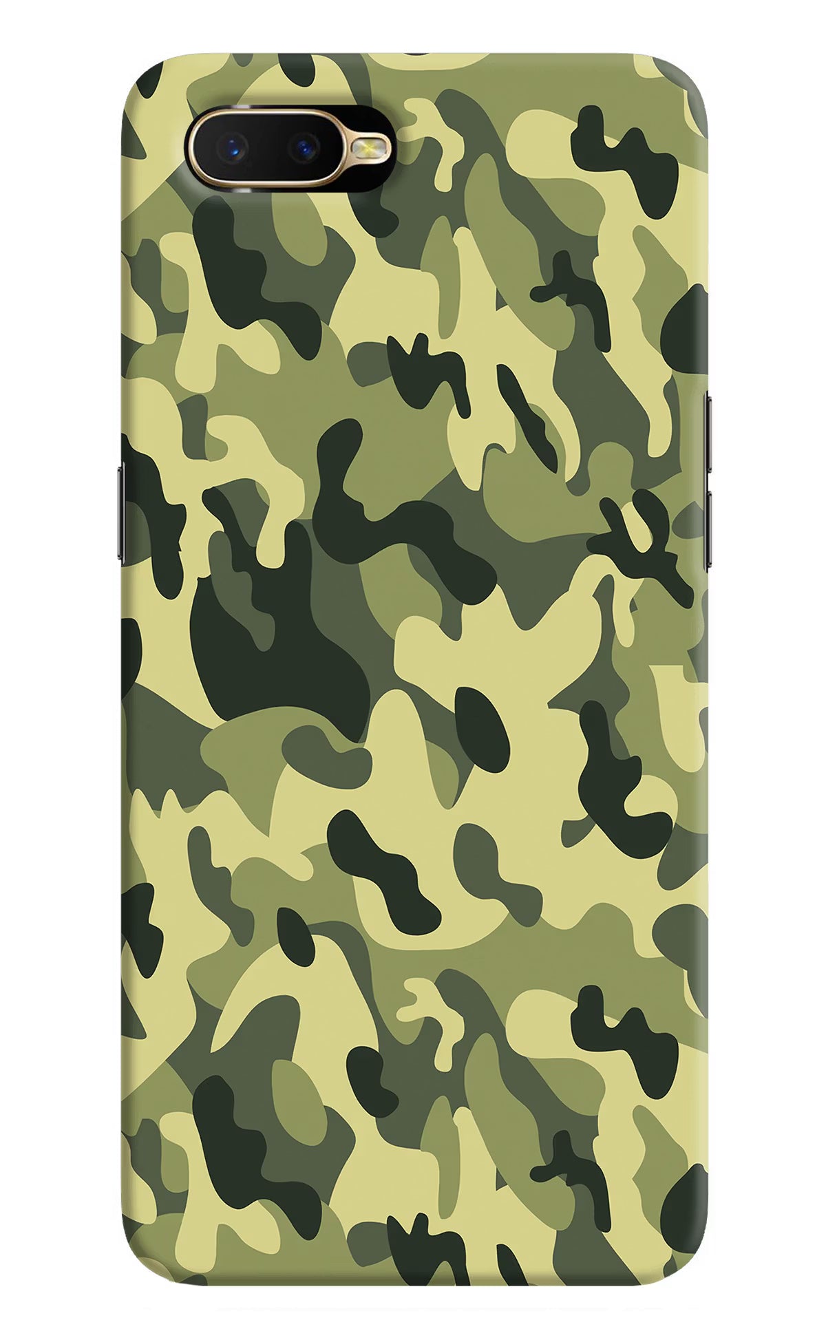 Camouflage Oppo K1 Back Cover - Camouflage Oppo K1 Hard Case Back Cover by Casekaro Camouflage Oppo K1 Hard Case Back Cover by Casekaro
