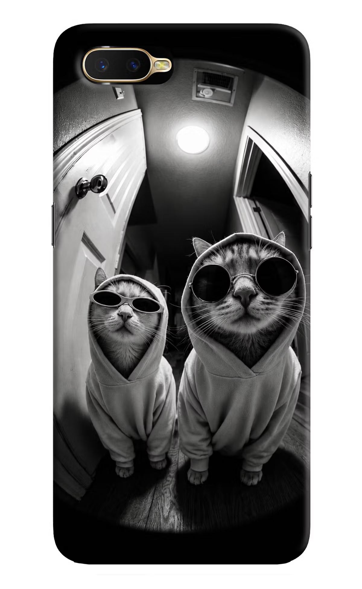 Hood Cats Oppo K1 Back Cover - Hood Cats Oppo K1 Back Cover Hood Cats Oppo K1 Back Cover