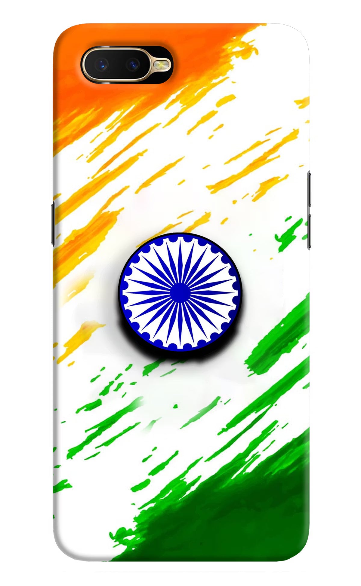 Indian Flag Ashoka Chakra Oppo K1 Pop Case - Indian Flag Ashoka Chakra Oppo K1 Pop Case by Casekaro Indian Flag Ashoka Chakra Oppo K1 Pop Case by Casekaro