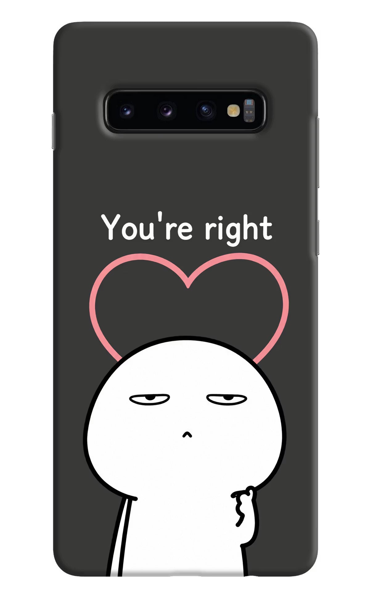 You're Right Samsung S10 Plus Back Cover - You're Right Samsung S10 Plus Back Cover You're Right Samsung S10 Plus Back Cover