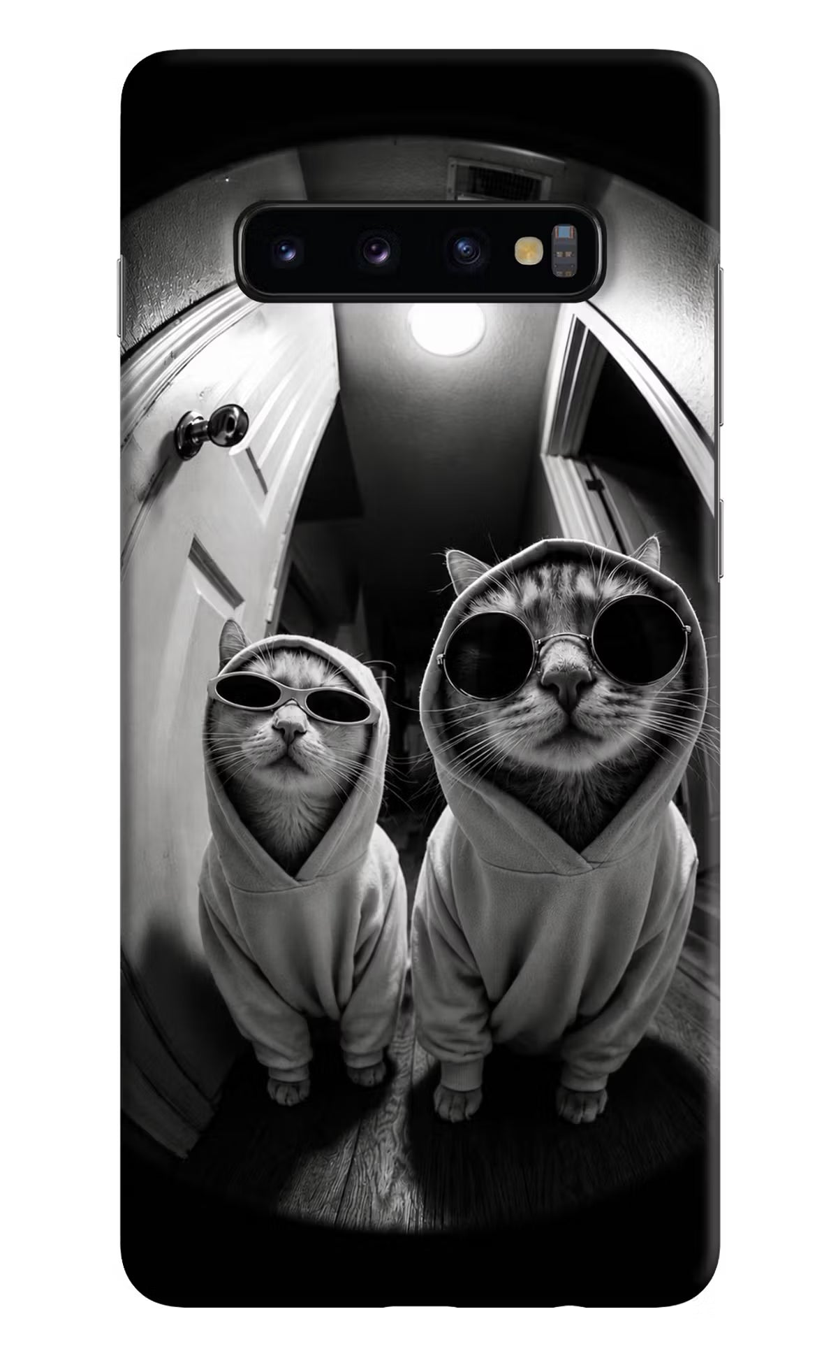 Hood Cats Samsung S10 Plus Back Cover - Hood Cats Samsung S10 Plus Back Cover Hood Cats Samsung S10 Plus Back Cover