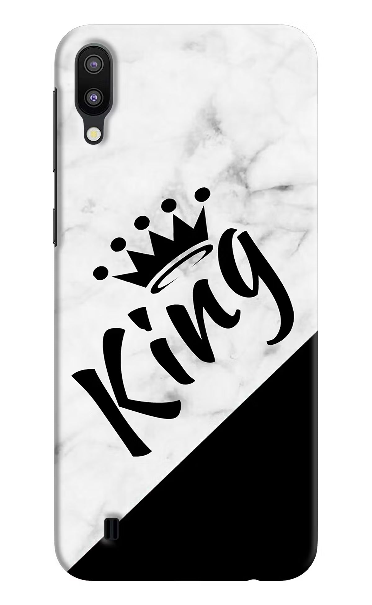 King Samsung M10 Back Cover - King Samsung M10 Hard Case Back Cover by Casekaro King Samsung M10 Hard Case Back Cover by Casekaro