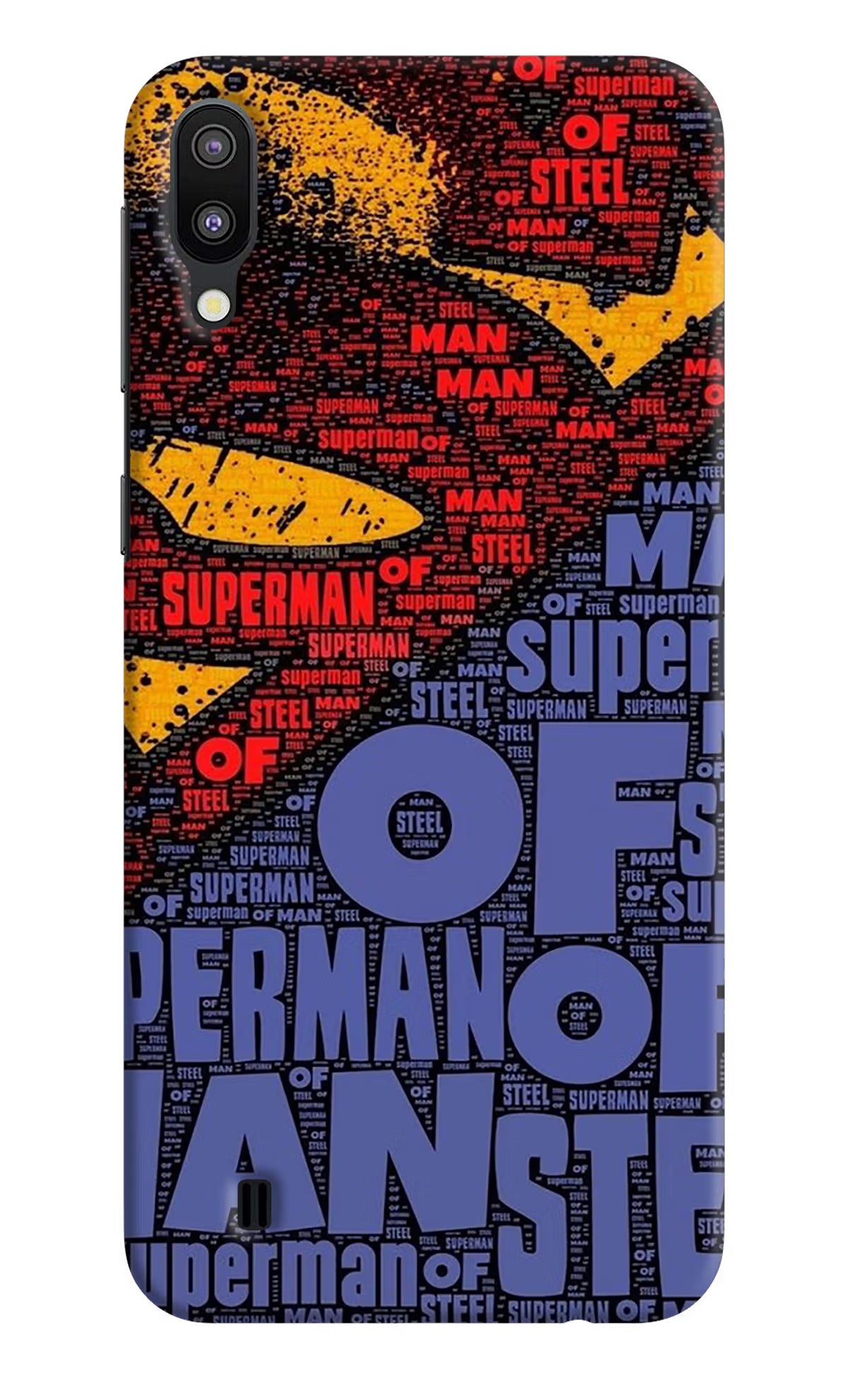Superman Samsung M10 Back Cover - Superman Samsung M10 Hard Case Back Cover by Casekaro Superman Samsung M10 Hard Case Back Cover by Casekaro