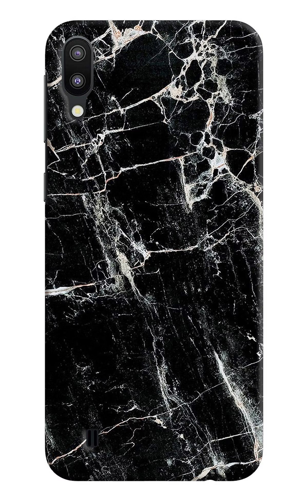 Black Marble Texture Samsung M10 Back Cover - Black Marble Texture Samsung M10 Hard Case Back Cover by Casekaro Black Marble Texture Samsung M10 Hard Case Back Cover by Casekaro
