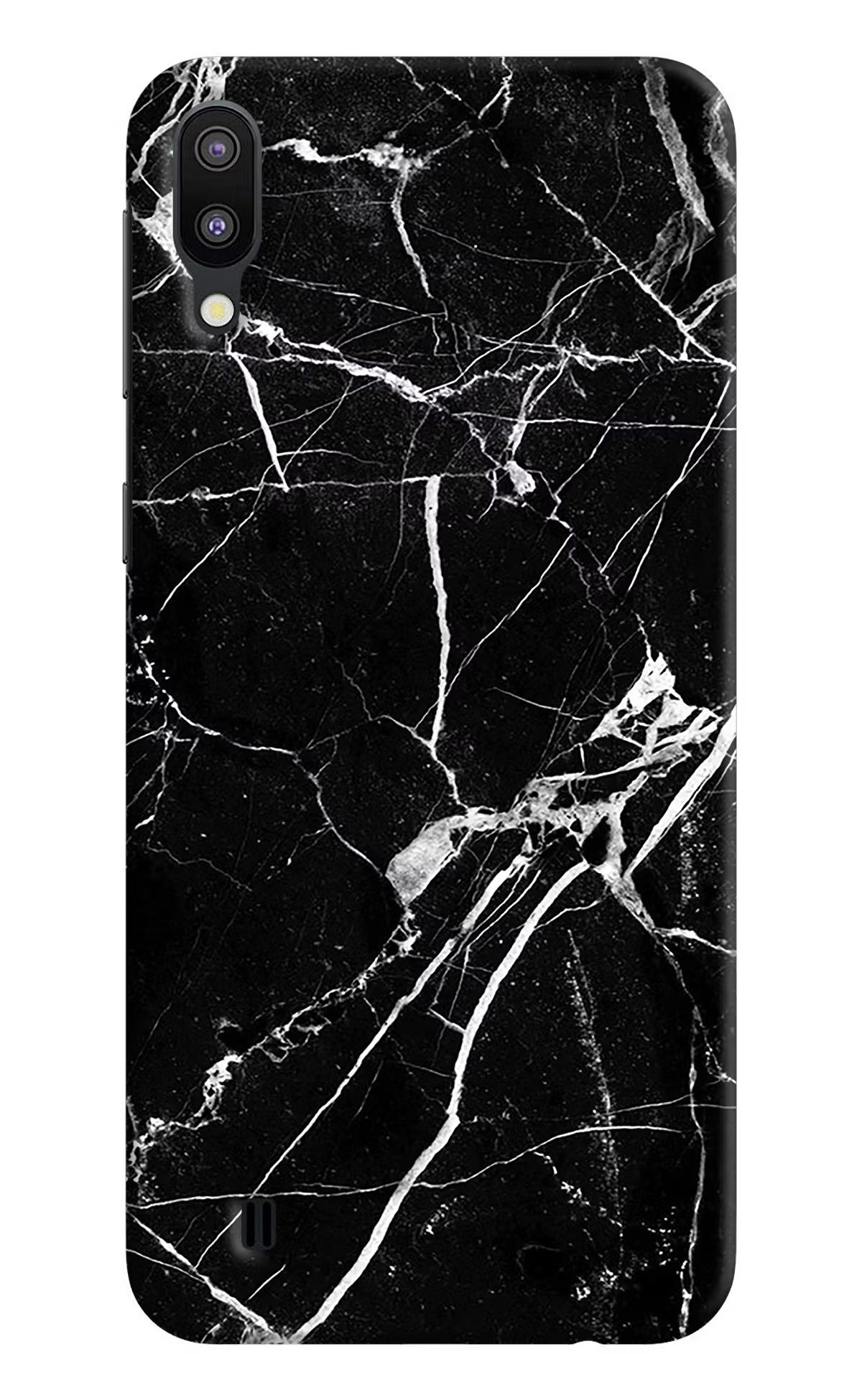 Black Marble Pattern Samsung M10 Back Cover - Black Marble Pattern Samsung M10 Hard Case Back Cover by Casekaro Black Marble Pattern Samsung M10 Hard Case Back Cover by Casekaro