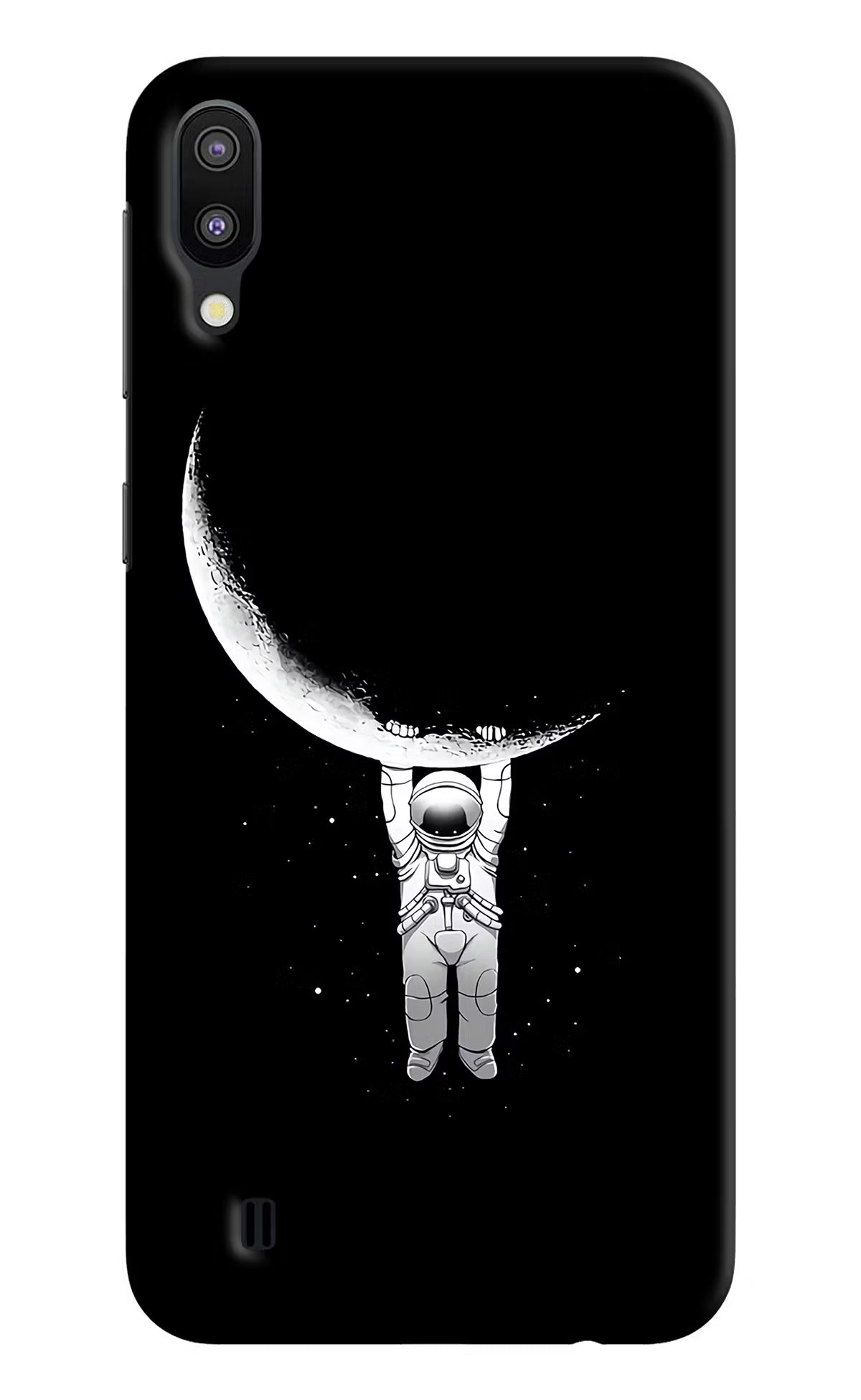 Moon Space Samsung M10 Back Cover - Moon Space Samsung M10 Hard Case Back Cover by Casekaro Moon Space Samsung M10 Hard Case Back Cover by Casekaro