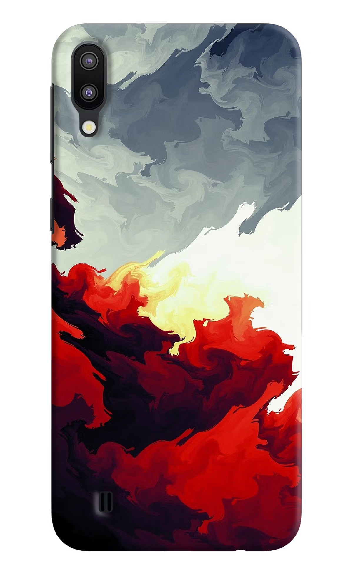 Fire Cloud Samsung M10 Back Cover - Fire Cloud Samsung M10 Hard Case Back Cover by Casekaro Fire Cloud Samsung M10 Hard Case Back Cover by Casekaro