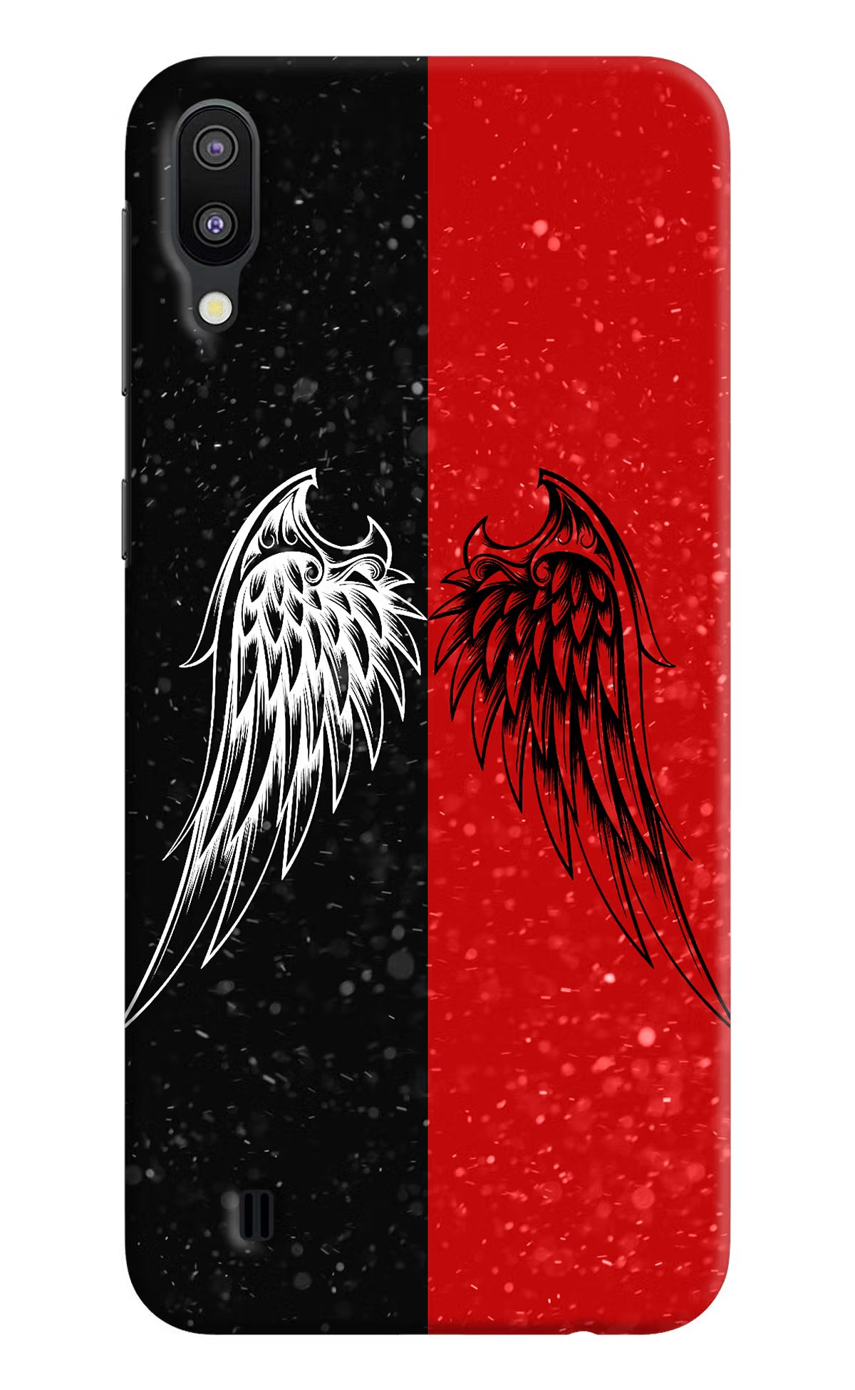 Wings Samsung M10 Back Cover - Wings Samsung M10 Hard Case Back Cover by Casekaro Wings Samsung M10 Hard Case Back Cover by Casekaro