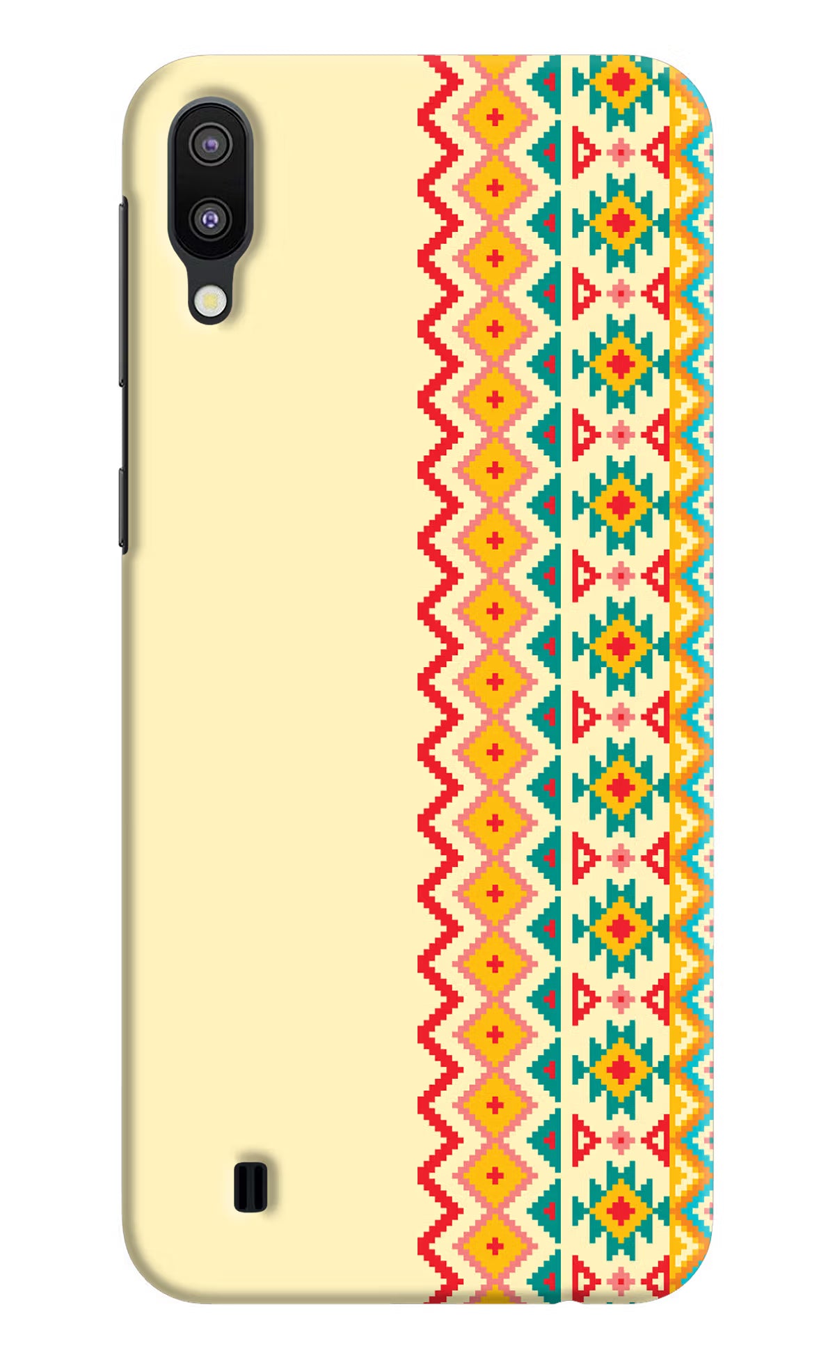 Ethnic Seamless Samsung M10 Back Cover - Ethnic Seamless Samsung M10 Hard Case Back Cover by Casekaro Ethnic Seamless Samsung M10 Hard Case Back Cover by Casekaro
