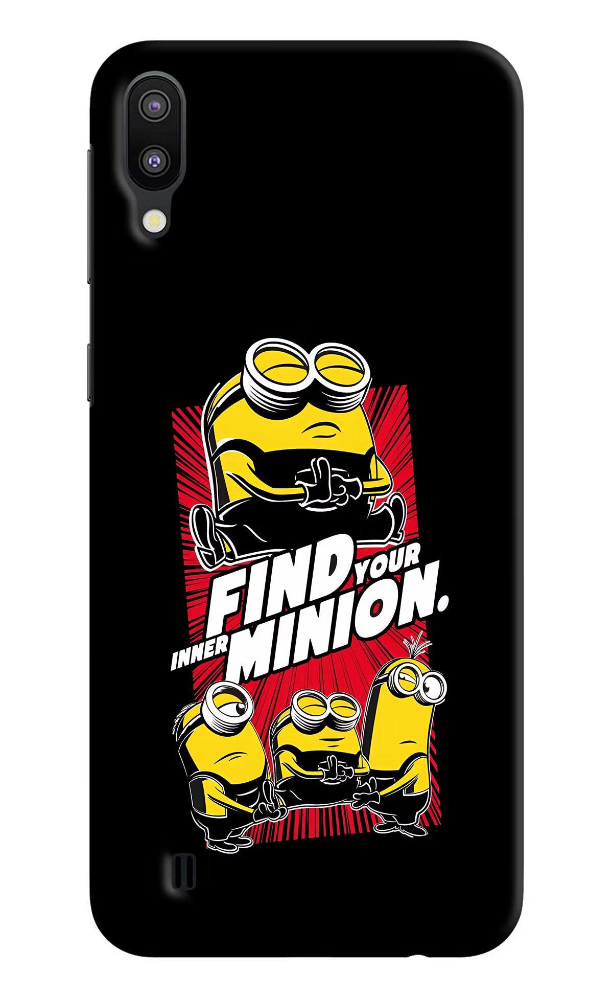 Find your inner Minion Samsung M10 Back Cover - Find your inner Minion Samsung M10 Hard Case Back Cover by Casekaro Find your inner Minion Samsung M10 Hard Case Back Cover by Casekaro