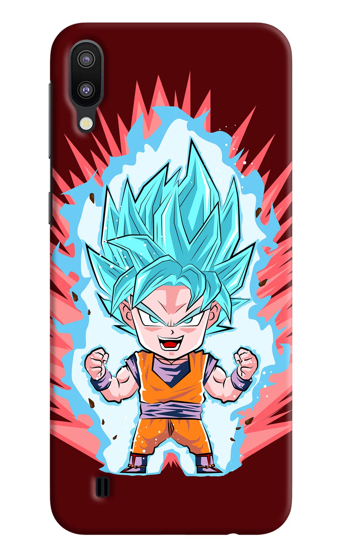 Goku Little Samsung M10 Back Cover - Goku Little Samsung M10 Hard Case Back Cover by Casekaro Goku Little Samsung M10 Hard Case Back Cover by Casekaro