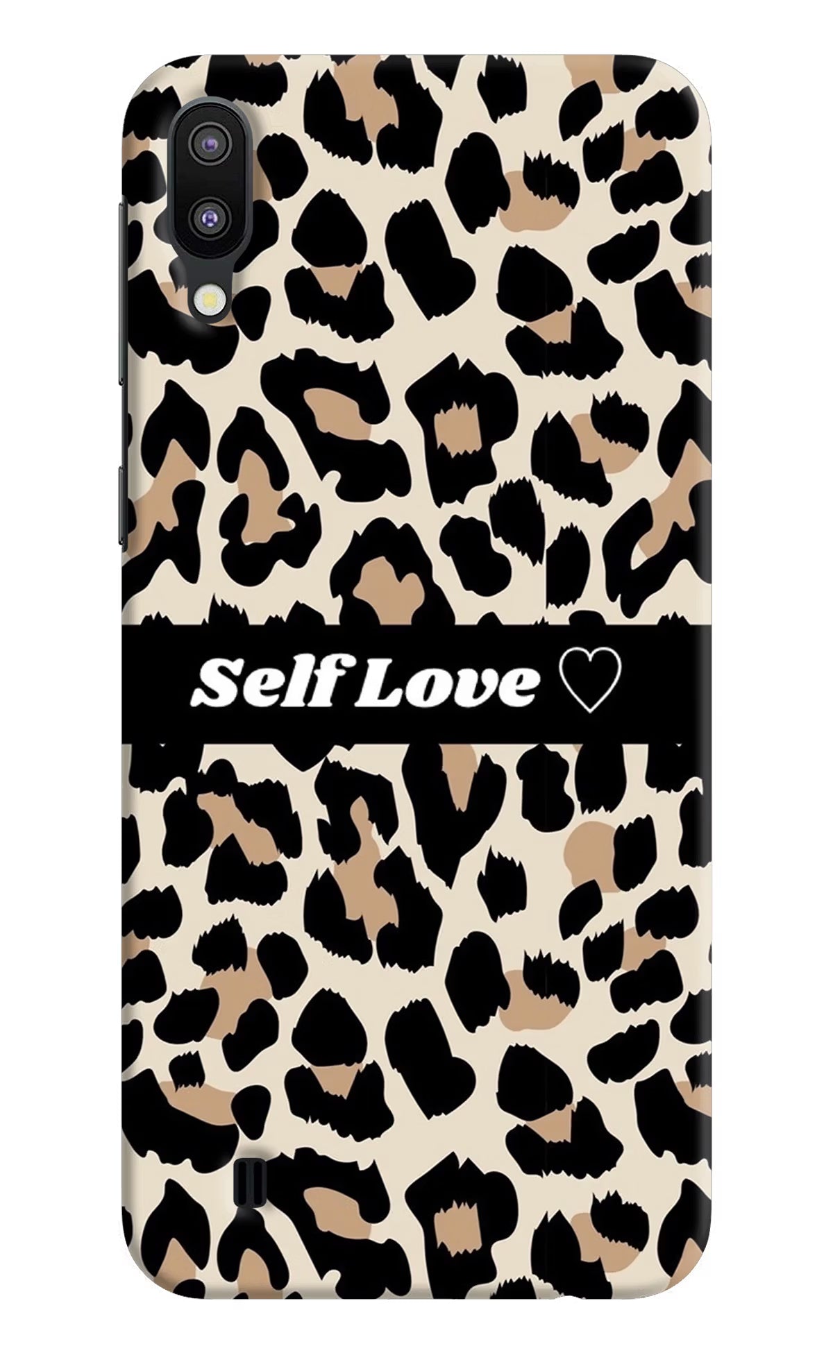 Leopard Print Self Love Samsung M10 Back Cover - Leopard Print Self Love Samsung M10 Hard Case Back Cover by Casekaro Leopard Print Self Love Samsung M10 Hard Case Back Cover by Casekaro