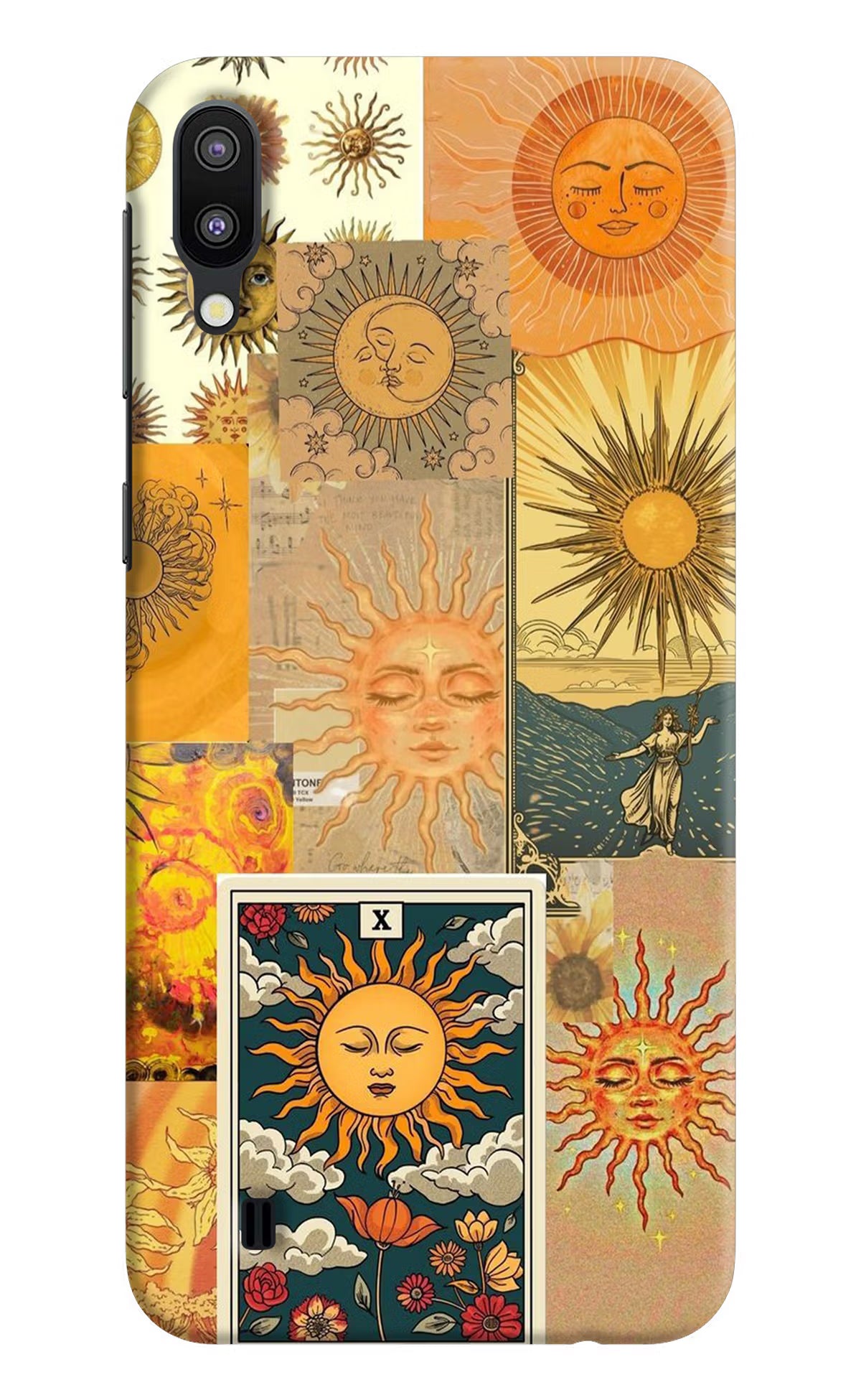 Sun Samsung M10 Back Cover - Sun Samsung M10 Hard Case Back Cover by Casekaro Sun Samsung M10 Hard Case Back Cover by Casekaro
