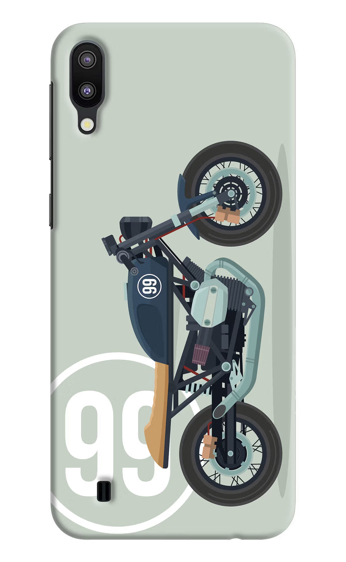 Classic Cafe Racer 99 Samsung M10 Back Cover - Classic Cafe Racer 99 Samsung M10 Hard Case Back Cover by Casekaro Classic Cafe Racer 99 Samsung M10 Hard Case Back Cover by Casekaro