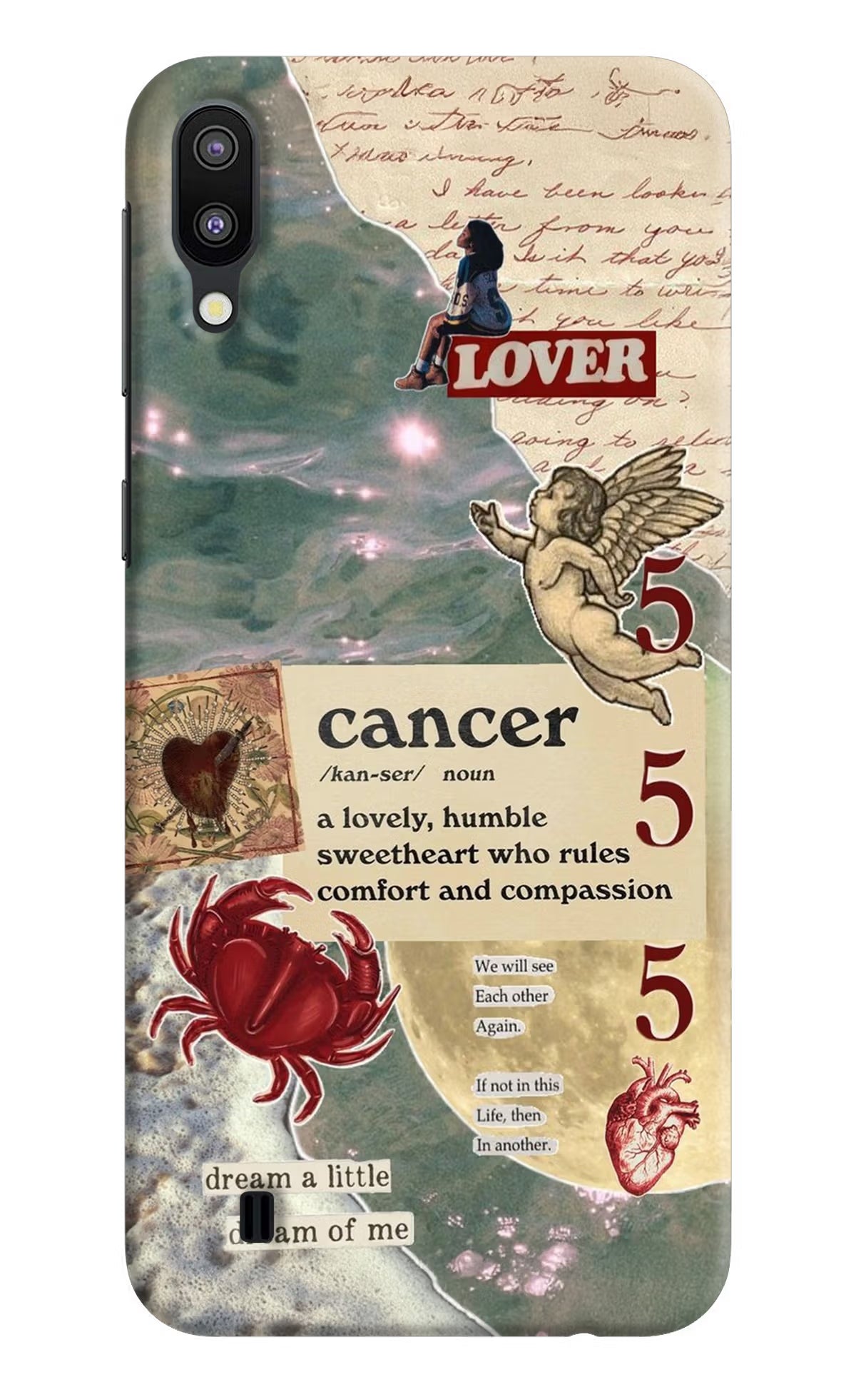 Cancer Zodiac Samsung M10 Back Cover - Cancer Zodiac Samsung M10 Hard Case Back Cover by Casekaro Cancer Zodiac Samsung M10 Hard Case Back Cover by Casekaro