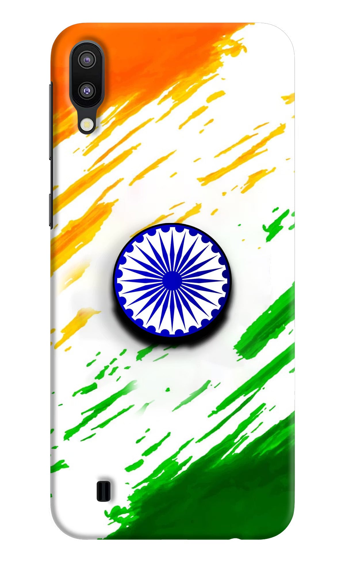 Indian Flag Ashoka Chakra Samsung M10 Pop Case - Indian Flag Ashoka Chakra Samsung M10 Pop Case by Casekaro Indian Flag Ashoka Chakra Samsung M10 Pop Case by Casekaro