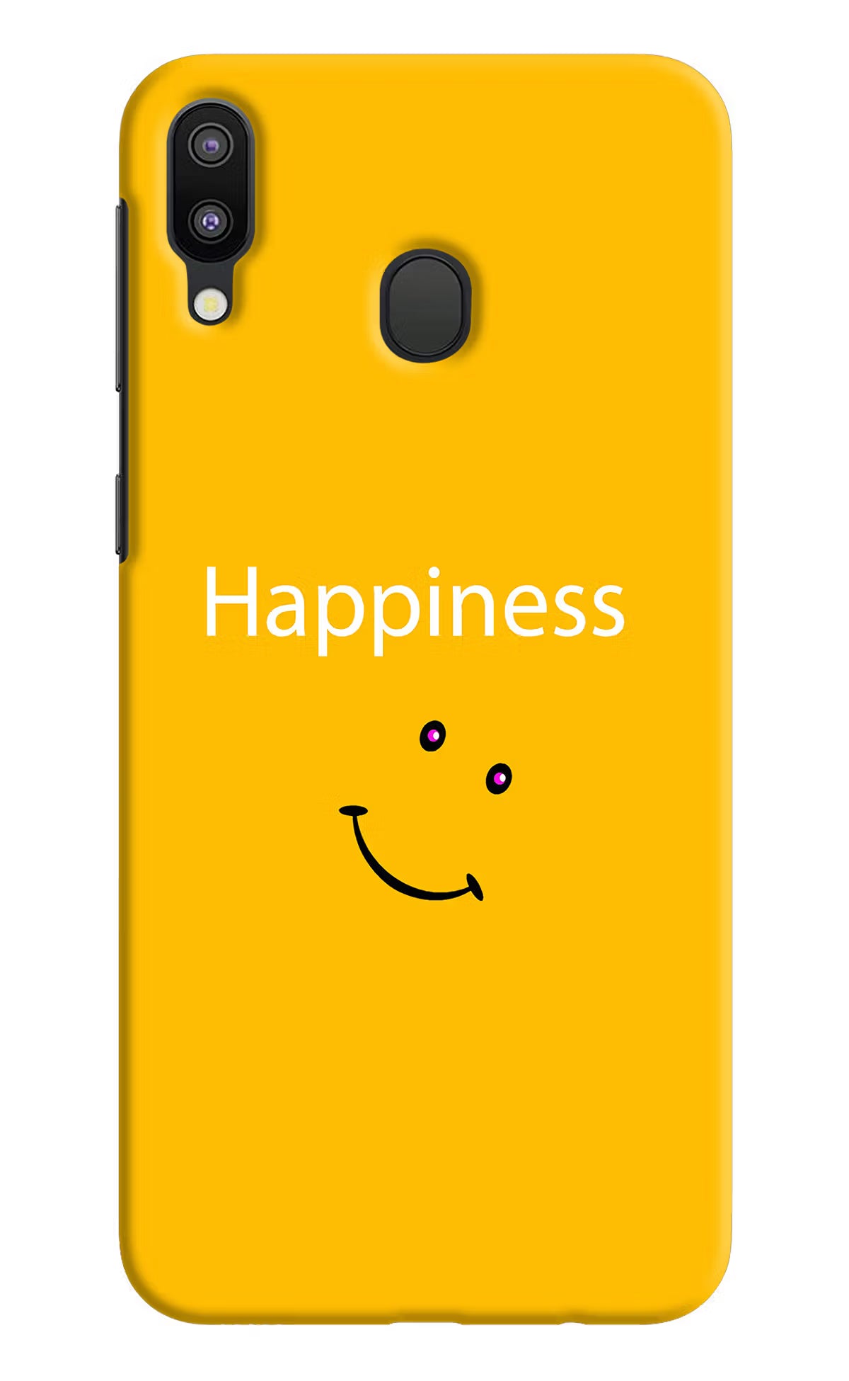 Happiness With Smiley Samsung M20 Back Cover - Happiness With Smiley Samsung M20 Hard Case Back Cover by Casekaro Happiness With Smiley Samsung M20 Hard Case Back Cover by Casekaro