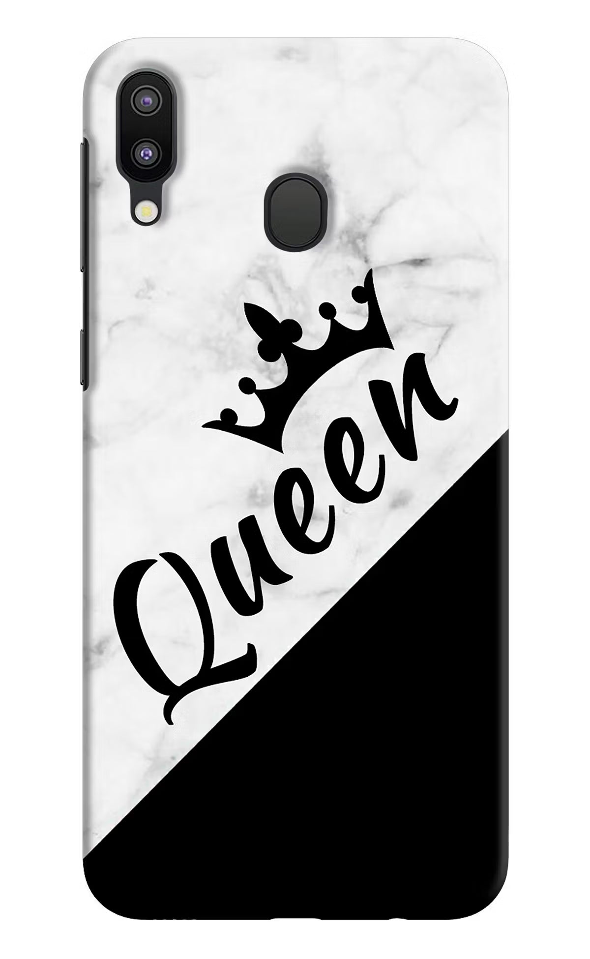 Queen Samsung M20 Back Cover - Queen Samsung M20 Hard Case Back Cover by Casekaro Queen Samsung M20 Hard Case Back Cover by Casekaro