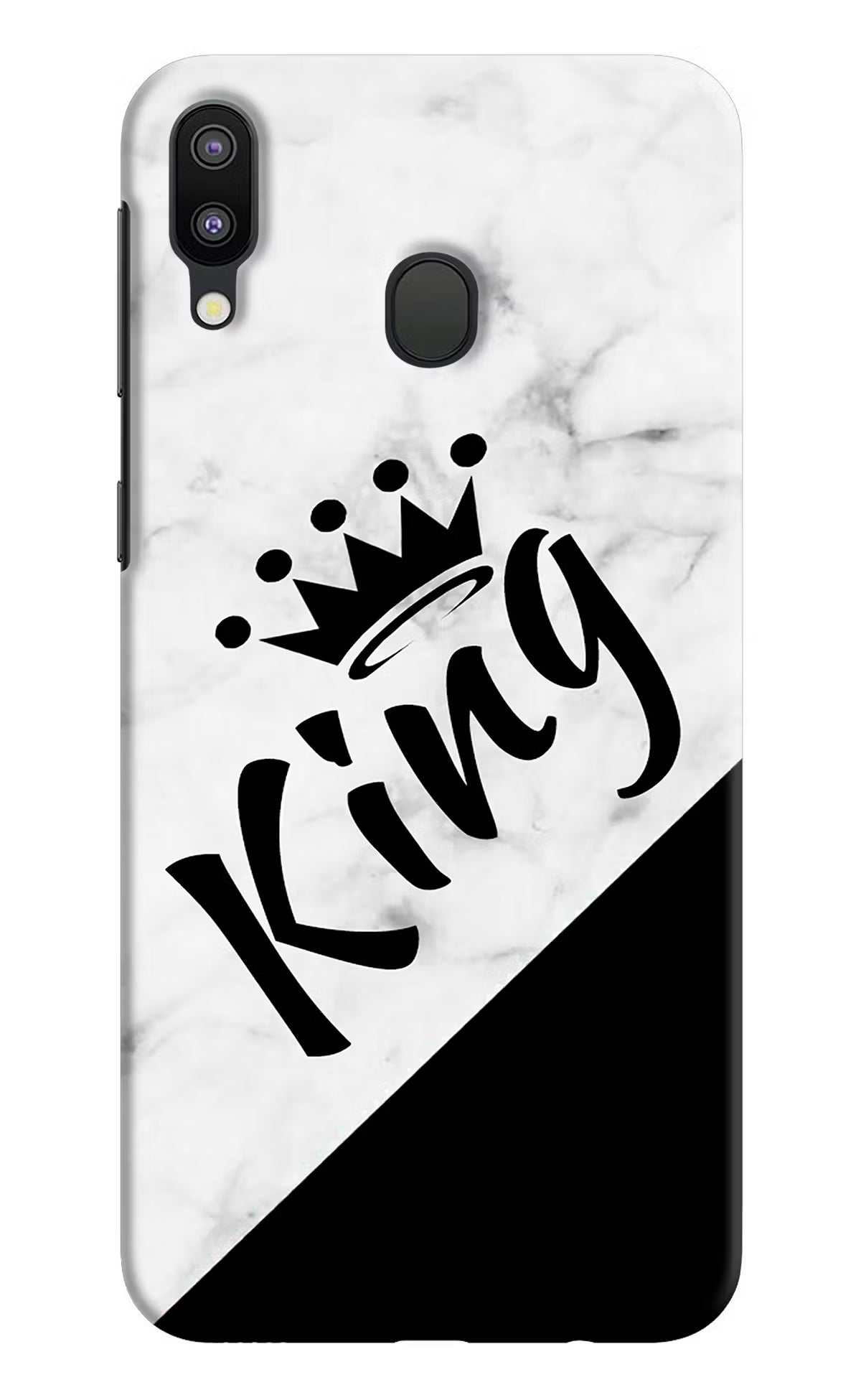 King Samsung M20 Back Cover - King Samsung M20 Hard Case Back Cover by Casekaro King Samsung M20 Hard Case Back Cover by Casekaro