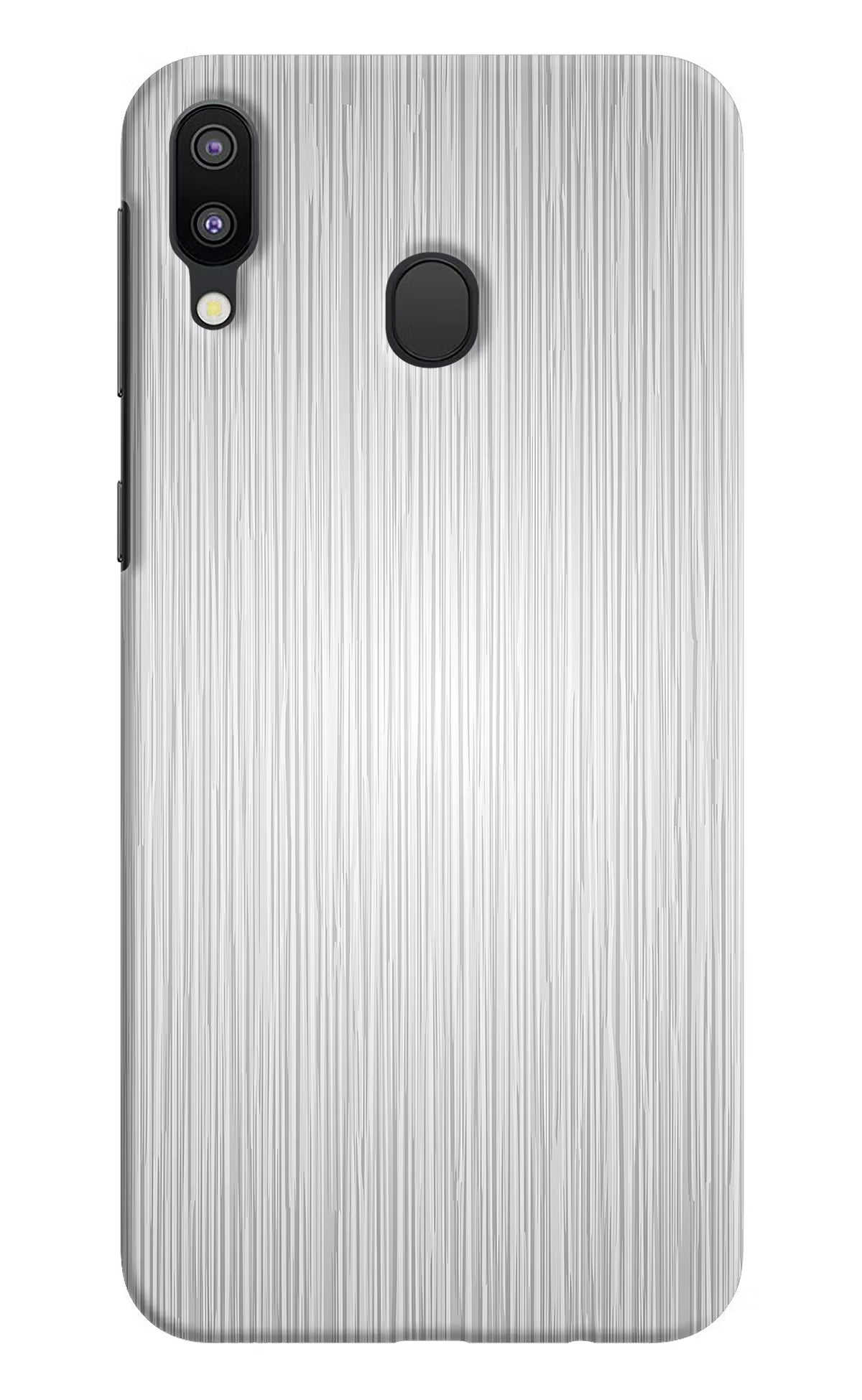 Wooden Grey Texture Samsung M20 Back Cover - Wooden Grey Texture Samsung M20 Hard Case Back Cover by Casekaro Wooden Grey Texture Samsung M20 Hard Case Back Cover by Casekaro