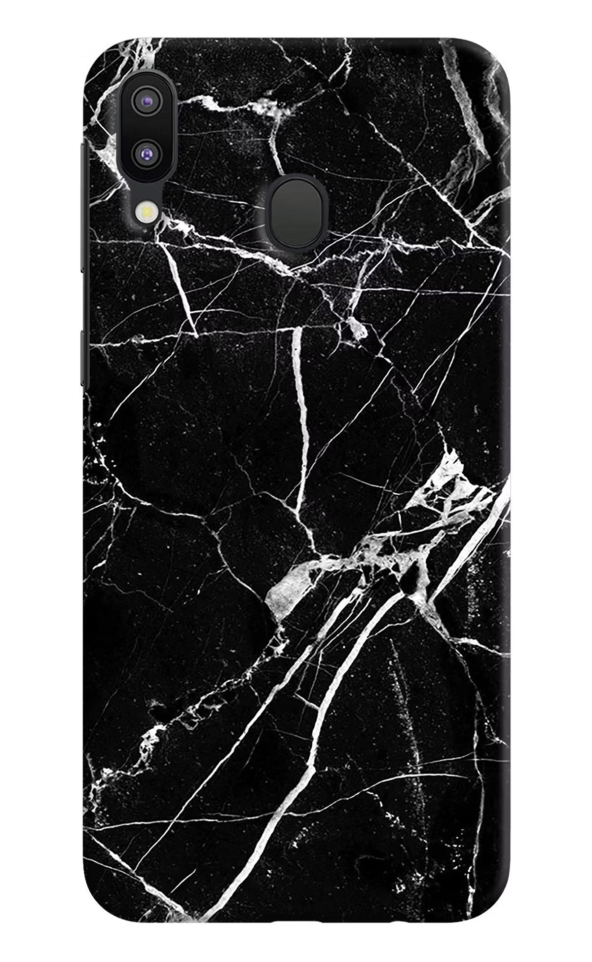 Black Marble Pattern Samsung M20 Back Cover - Black Marble Pattern Samsung M20 Hard Case Back Cover by Casekaro Black Marble Pattern Samsung M20 Hard Case Back Cover by Casekaro