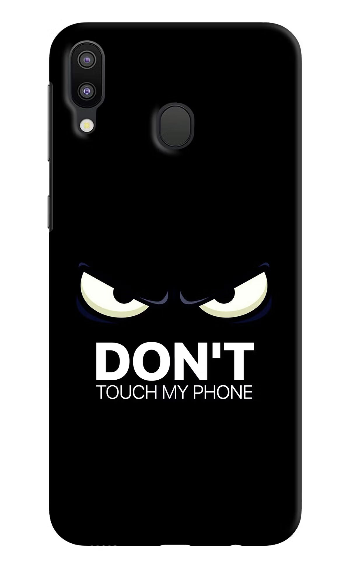 Don'T Touch My Phone Samsung M20 Back Cover - Don'T Touch My Phone Samsung M20 Hard Case Back Cover by Casekaro Don'T Touch My Phone Samsung M20 Hard Case Back Cover by Casekaro