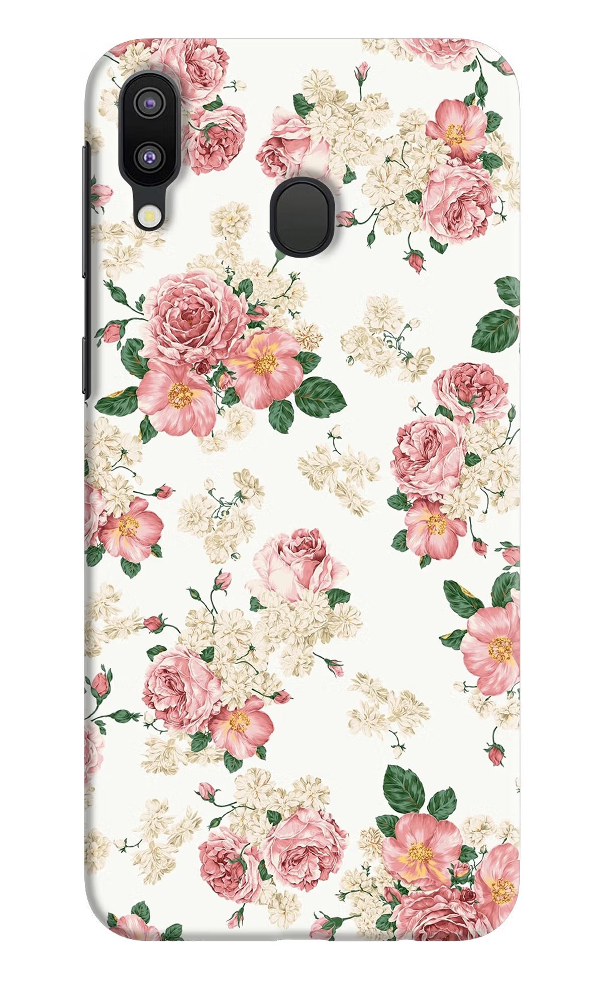 Flowers Samsung M20 Back Cover - Flowers Samsung M20 Hard Case Back Cover by Casekaro Flowers Samsung M20 Hard Case Back Cover by Casekaro