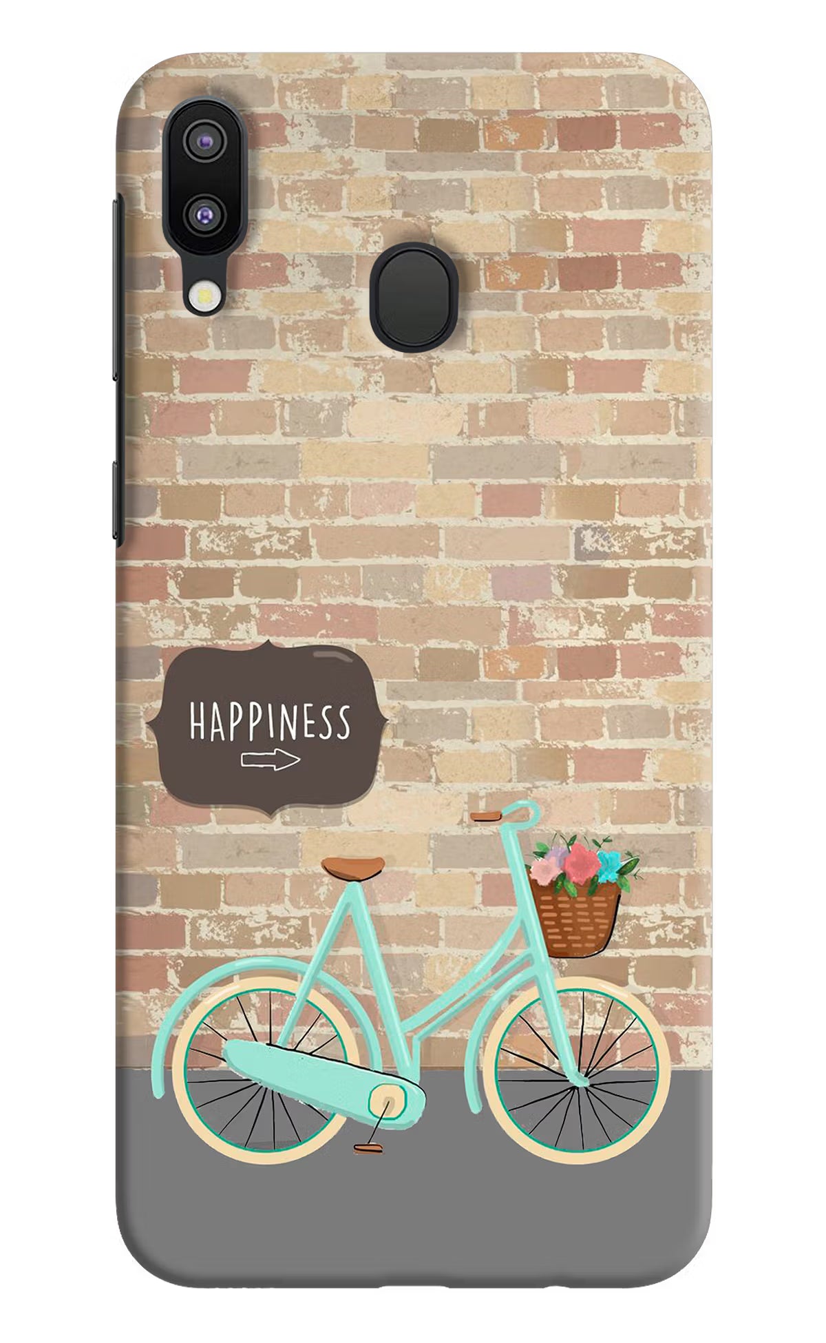 Happiness Artwork Samsung M20 Back Cover - Happiness Artwork Samsung M20 Hard Case Back Cover by Casekaro Happiness Artwork Samsung M20 Hard Case Back Cover by Casekaro