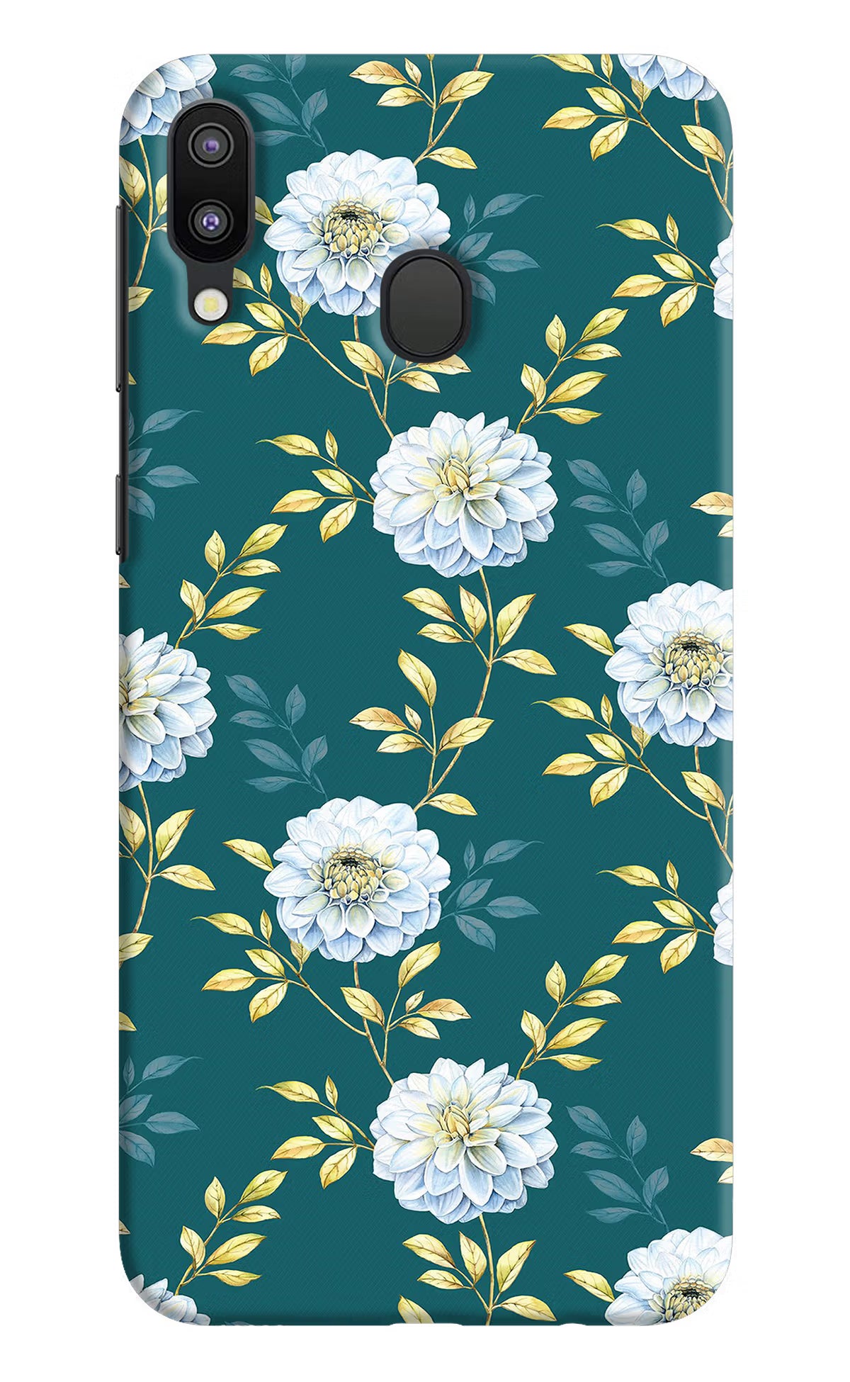 Flowers Samsung M20 Back Cover - Flowers Samsung M20 Hard Case Back Cover by Casekaro Flowers Samsung M20 Hard Case Back Cover by Casekaro