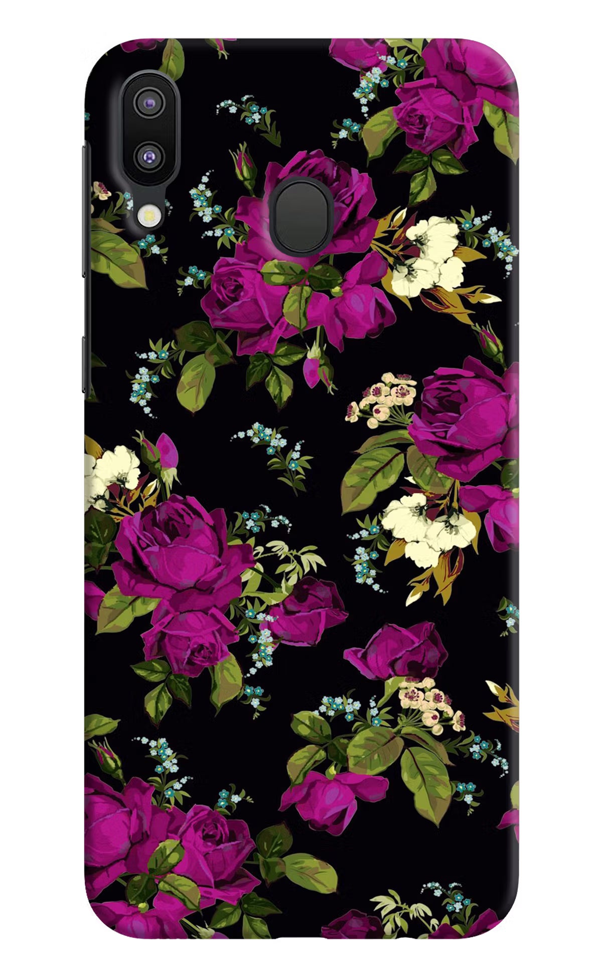 Flowers Samsung M20 Back Cover - Flowers Samsung M20 Hard Case Back Cover by Casekaro Flowers Samsung M20 Hard Case Back Cover by Casekaro