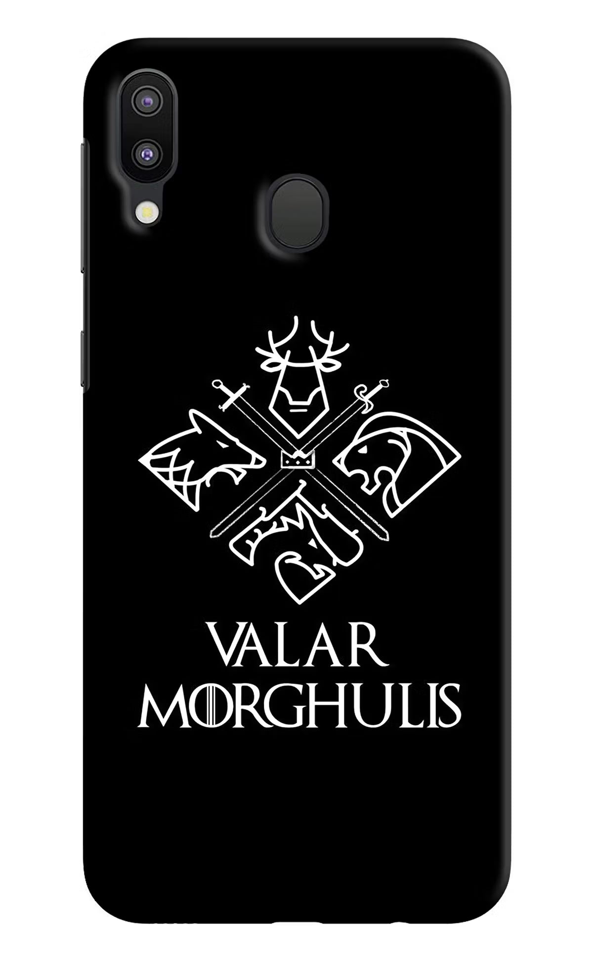 Valar Morghulis | Game Of Thrones Samsung M20 Back Cover - Valar Morghulis | Game Of Thrones Samsung M20 Hard Case Back Cover by Casekaro Valar Morghulis | Game Of Thrones Samsung M20 Hard Case Back Cover by Casekaro