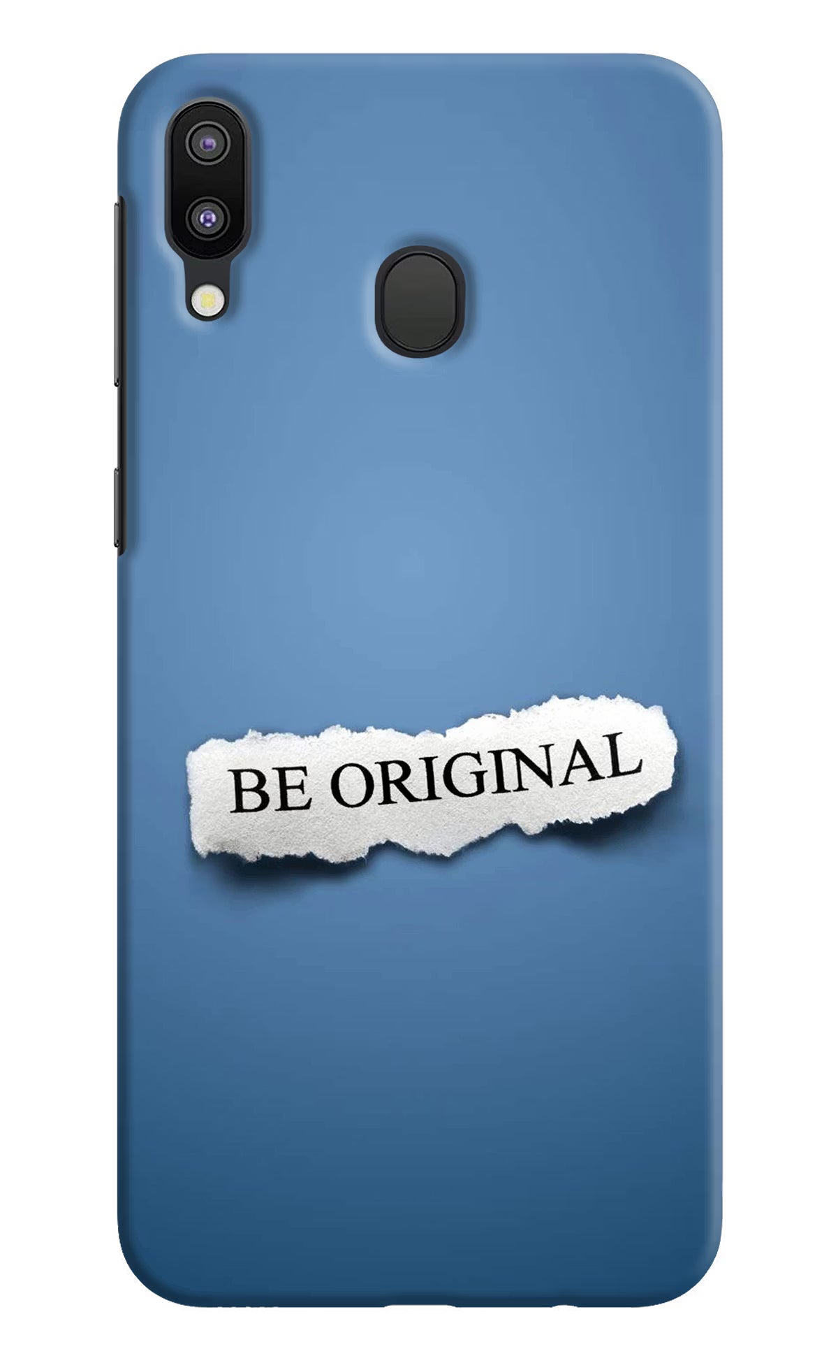Be Original Samsung M20 Back Cover - Be Original Samsung M20 Hard Case Back Cover by Casekaro Be Original Samsung M20 Hard Case Back Cover by Casekaro